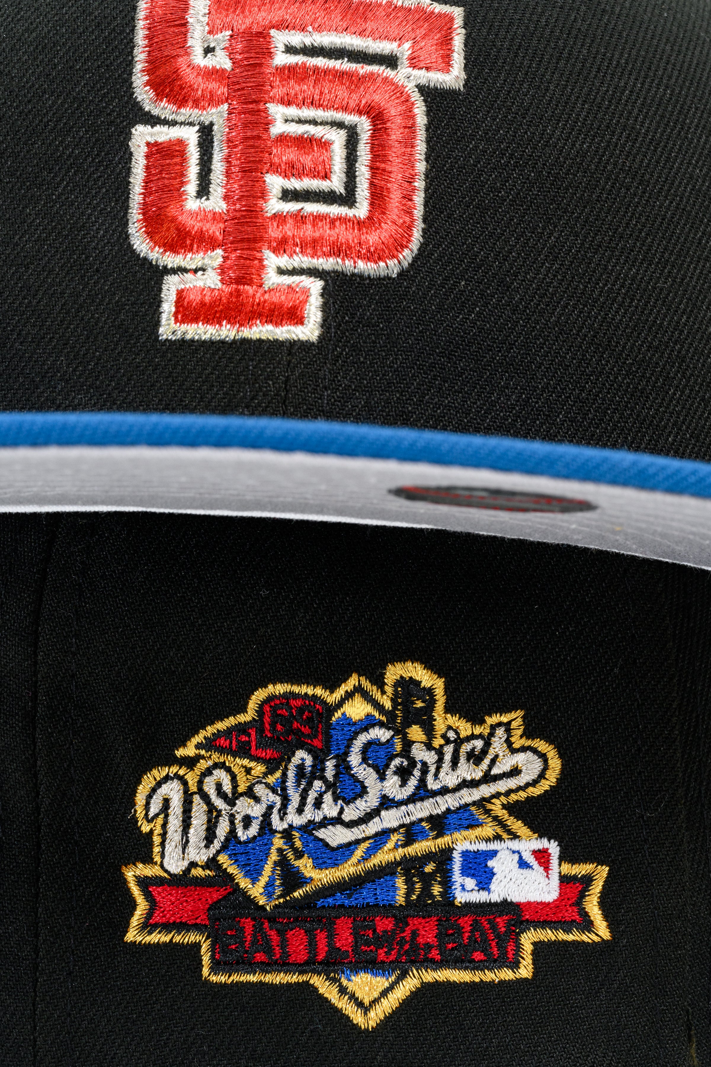 NEW ERA "RARE AIR" SAN FRANCISCO GIANTS FITTED HAT (BLACK/BLUE) - Image 9