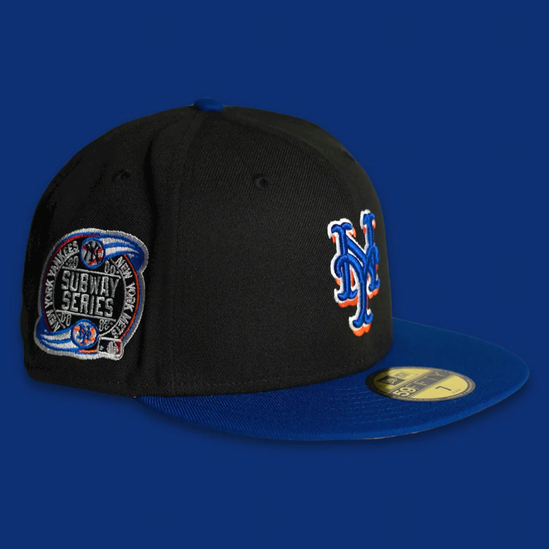 NEW ERA “REAL TREE UV" NEW YORK METS FITTED HAT (BLACK/BLUE/REAL TREE UV) - Image 2