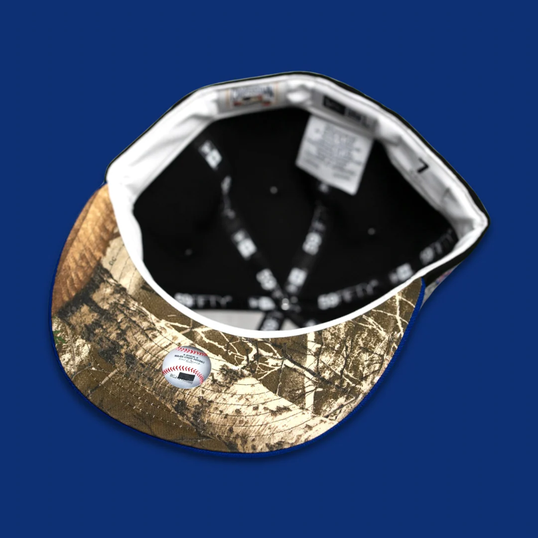 NEW ERA “REAL TREE UV" NEW YORK METS FITTED HAT (BLACK/BLUE/REAL TREE UV) - Image 3