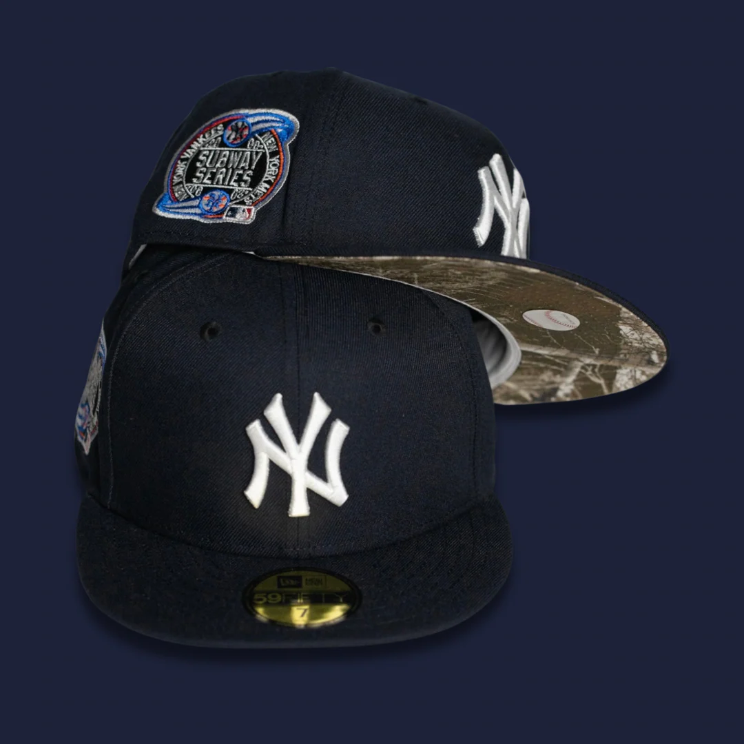 NEW ERA “REAL TREE UV" NEW YORK YANKEES FITTED HAT (NAVY/REAL TREE UV)