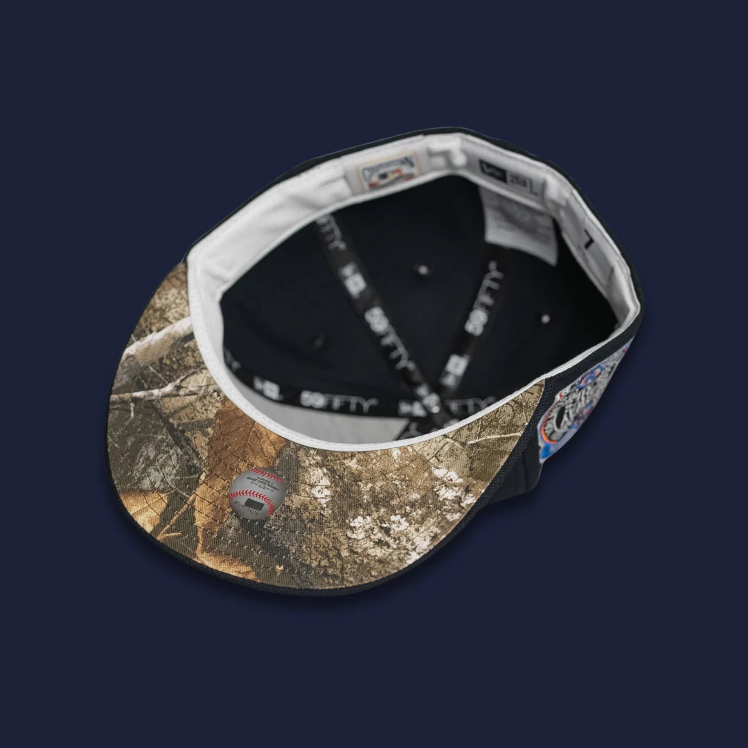 NEW ERA “REAL TREE UV" NEW YORK YANKEES FITTED HAT (NAVY/REAL TREE UV) - Image 3