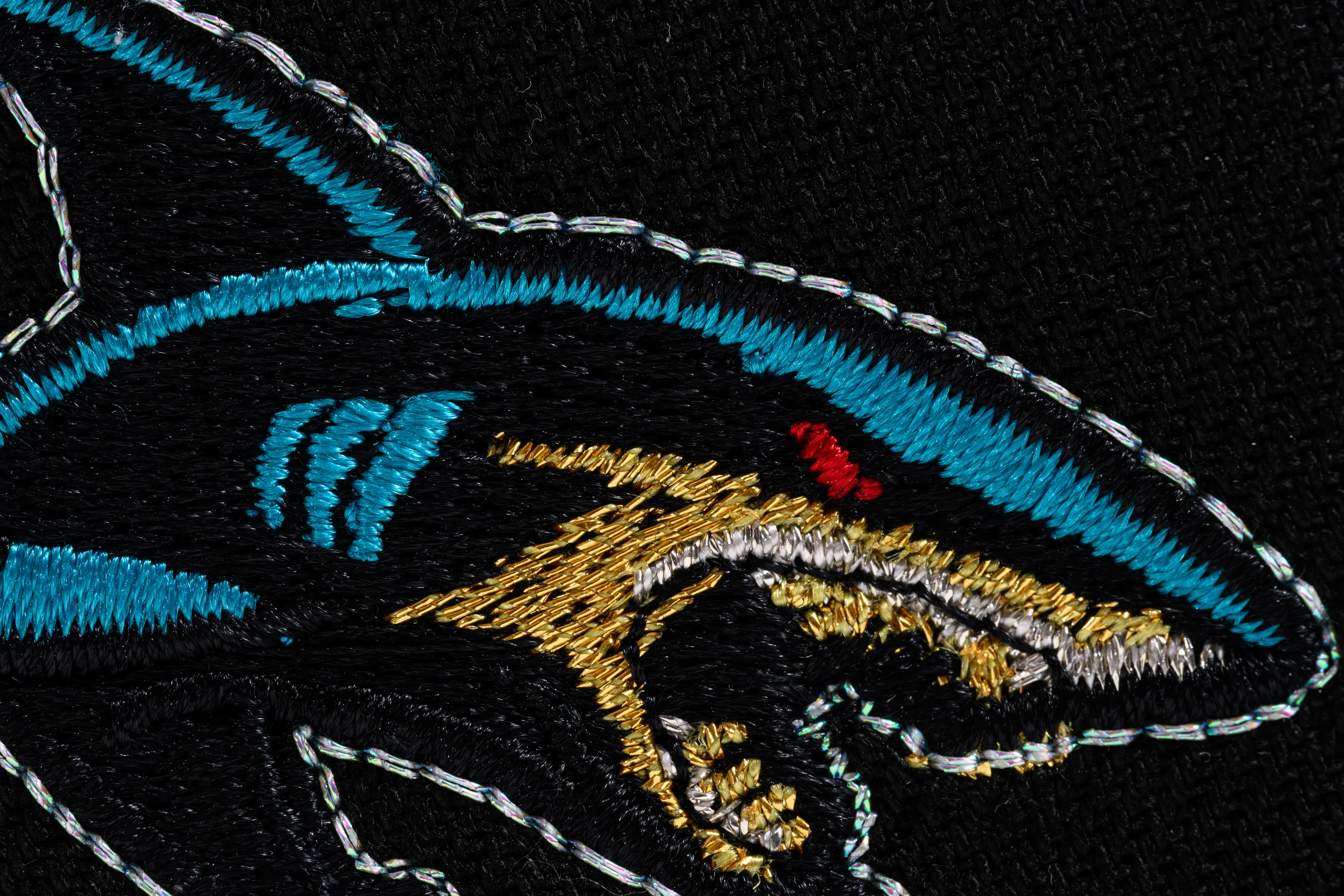 NEW ERA "REEF" SAN JOSE SHARKS FITTED HAT (BLACK/CHROME) - Image 6