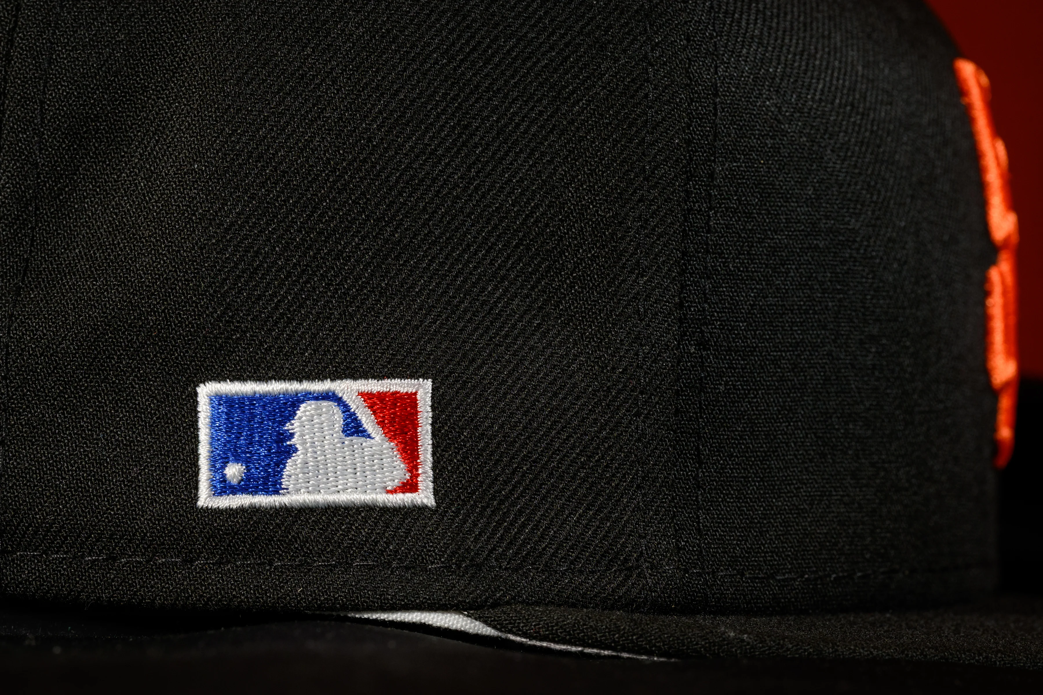 NEW ERA "RETRO CLASSIC" SAN FRANCISCO FITTED HAT (BLACK/ORANGE) - Image 6