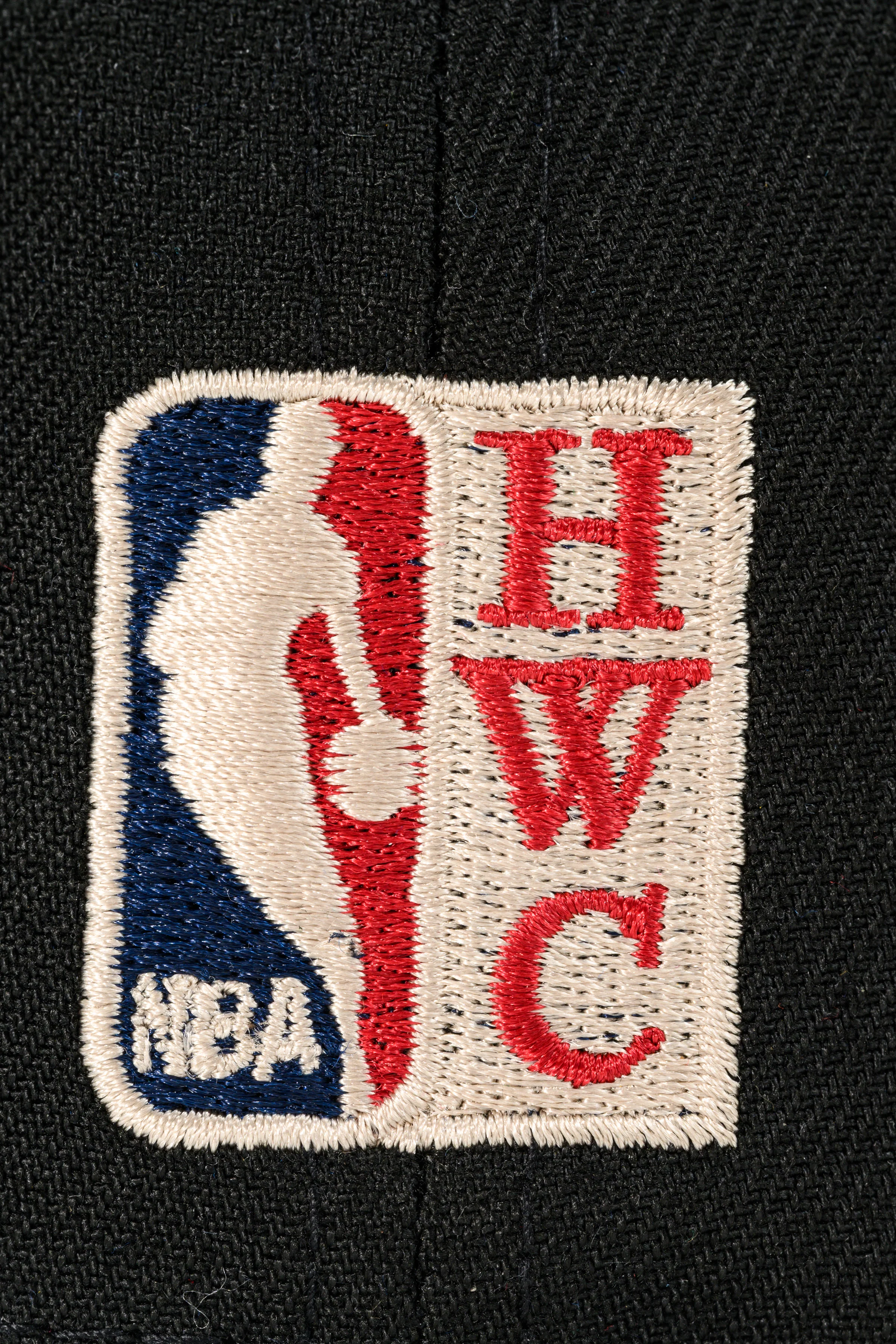 NEW ERA "RICK BARRY” SAN FRANCISCO WARRIORS FITTED HAT (BLACK/NAVY/YELLOW) (RE-STOCK) - Image 7