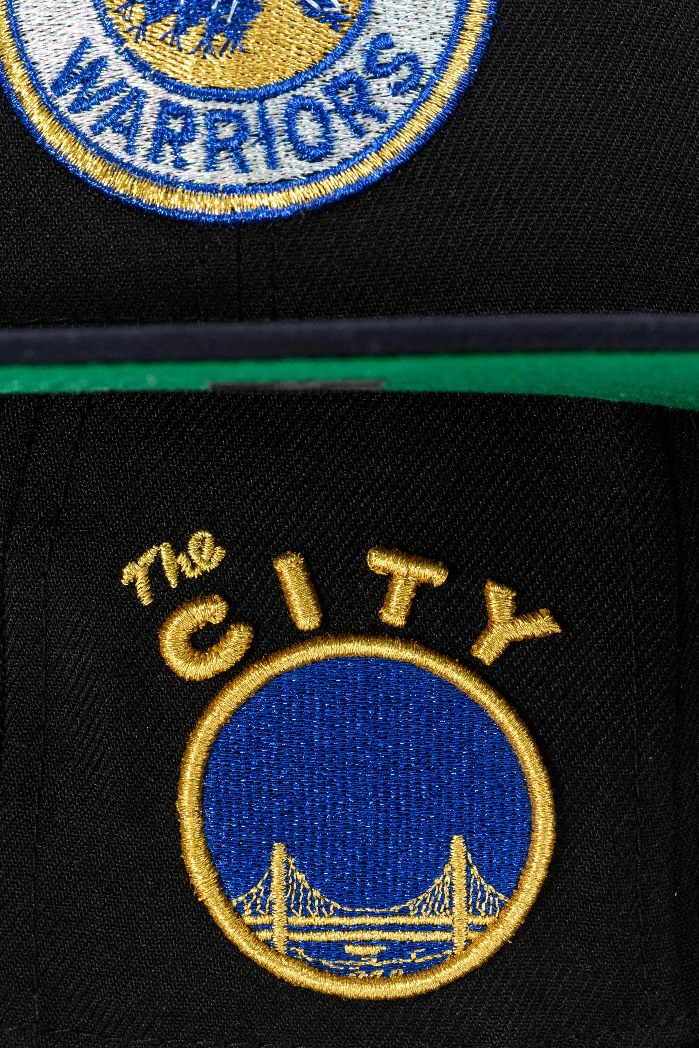 NEW ERA "RICK BARRY” SAN FRANCISCO WARRIORS FITTED HAT (BLACK/NAVY/YELLOW) (RE-STOCK) - Image 8