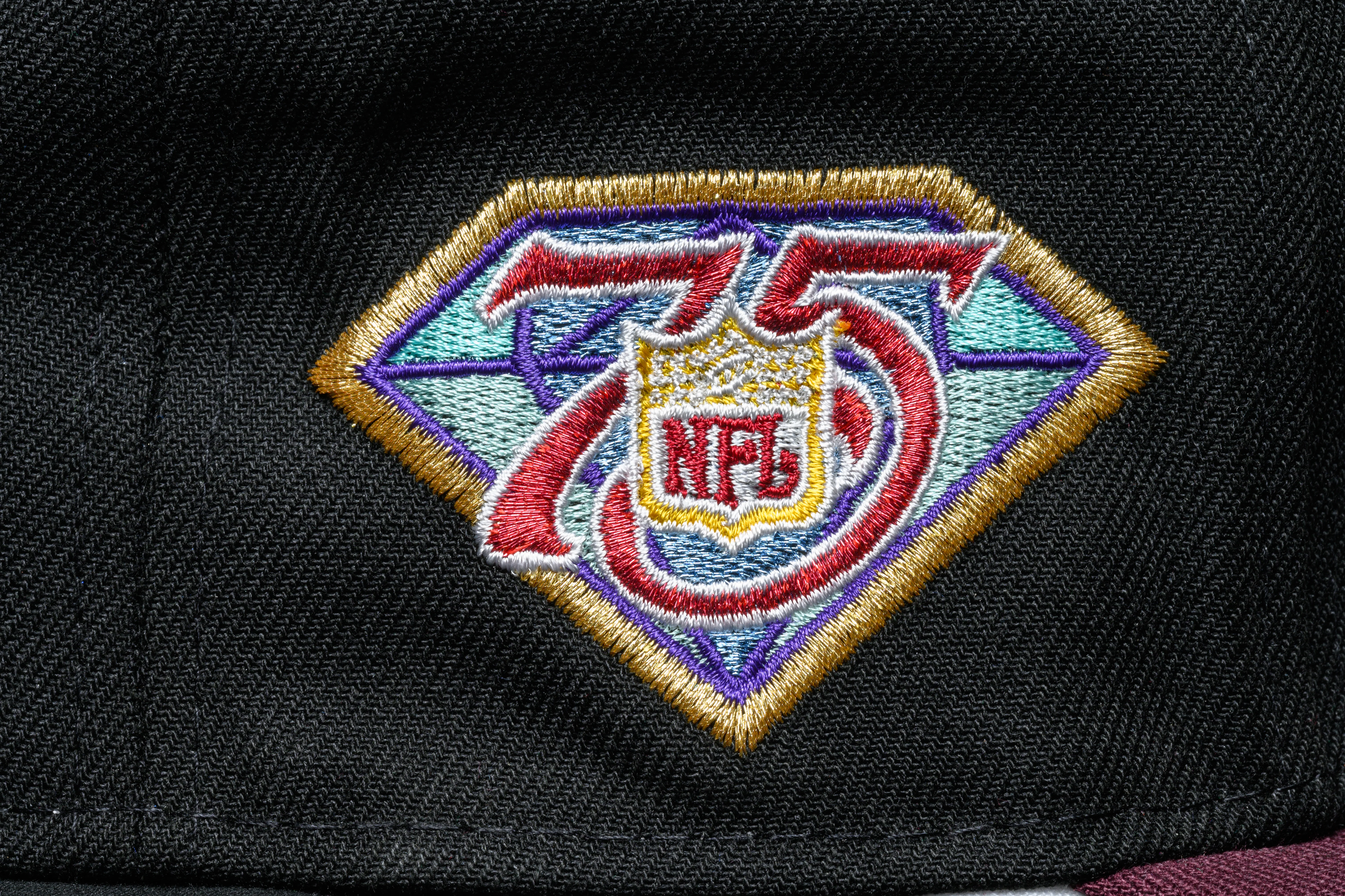 NEW ERA "RONNIE" SAN FRANCISCO 49ERS FITTED HAT (BLACK/MAROON/GOLD) - Image 6