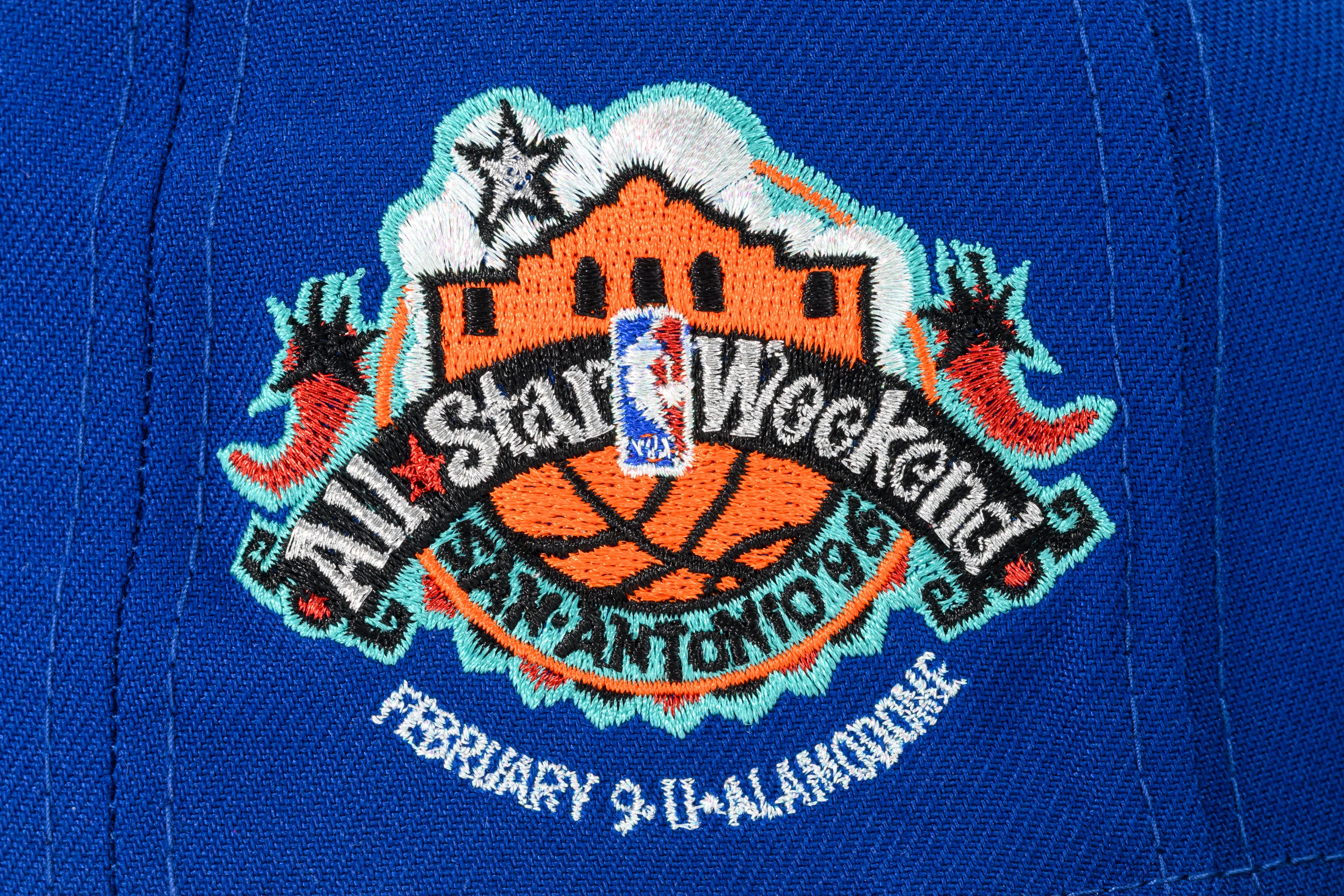 NEW ERA "SAN ANTONIO ASG” GOLDEN STATE WARRIORS FITTED HAT (ROYAL/BLACK) (RE-STOCK) - Image 3
