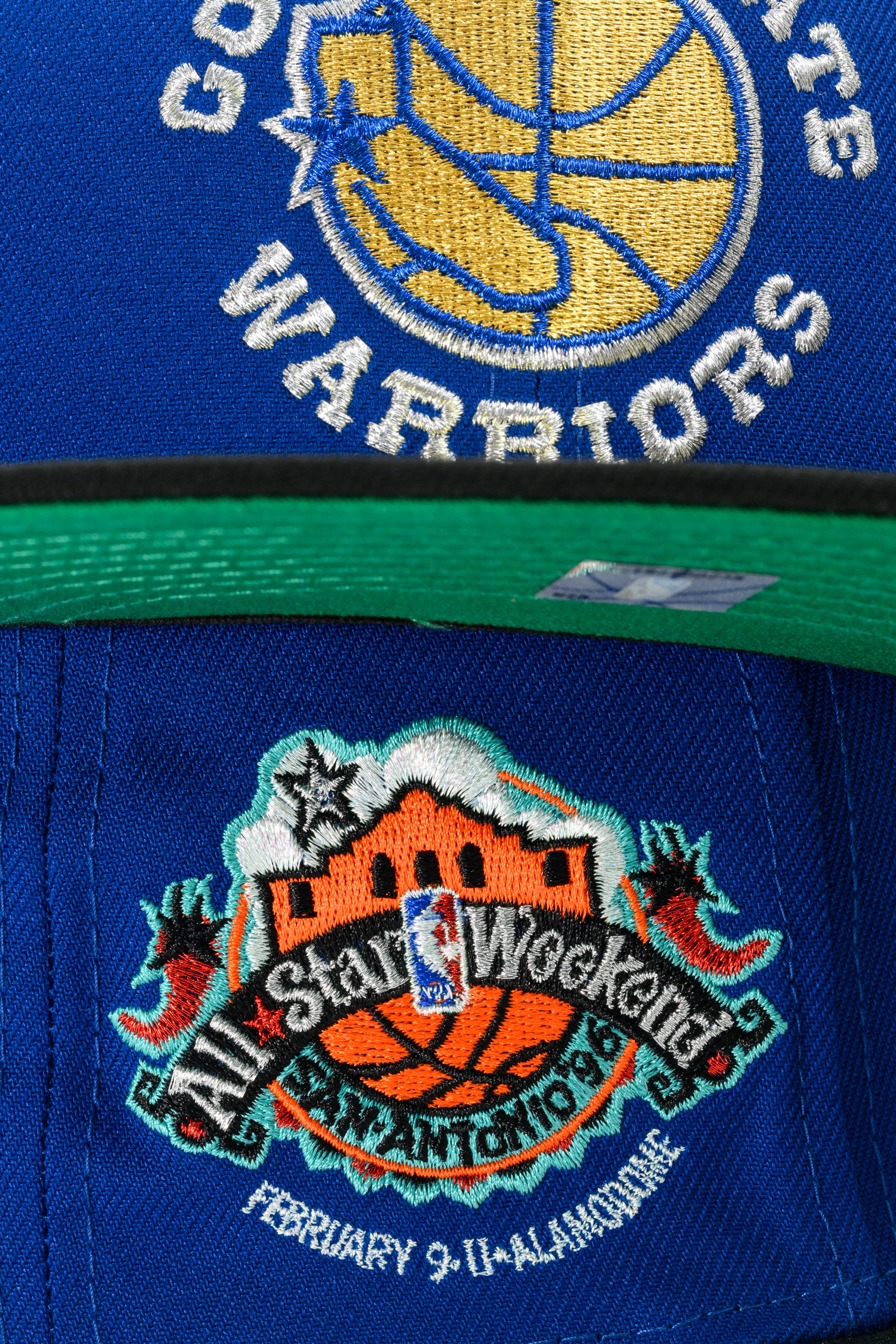 NEW ERA "SAN ANTONIO ASG” GOLDEN STATE WARRIORS FITTED HAT (ROYAL/BLACK) (RE-STOCK) - Image 9