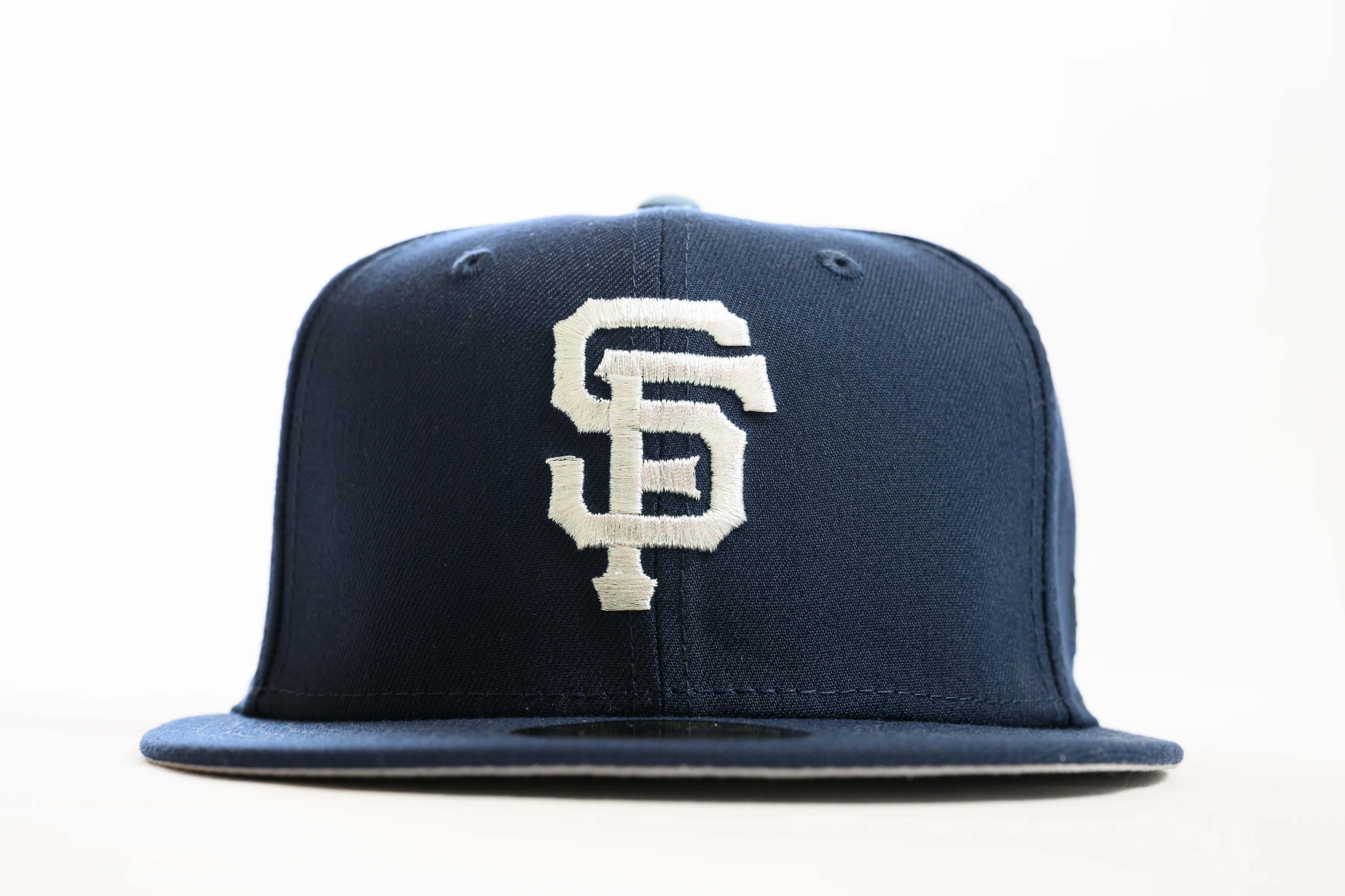NEW ERA "LIFE IS BEAUTIFUL" SAN FRANCISCO GIANTS FITTED HAT (NAVY/SKY BLUE) - Image 8