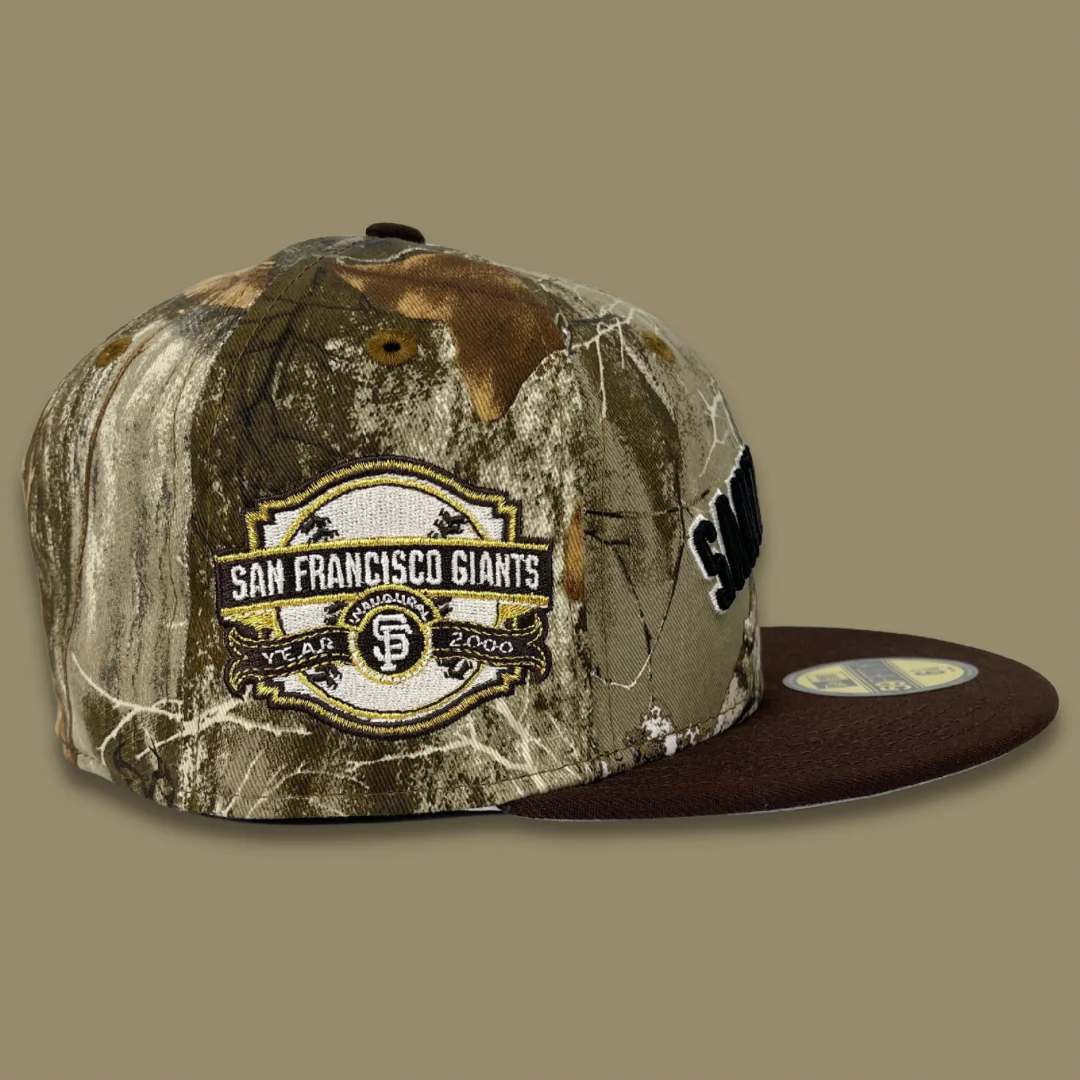 NEW ERA "SAN FRANCISCO ZOO" SF GIANTS FITTED HAT (REAL TREE/BROWN) - Image 2
