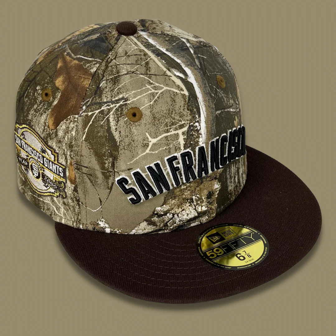 NEW ERA "SAN FRANCISCO ZOO" SF GIANTS FITTED HAT (REAL TREE/BROWN) - Image 5