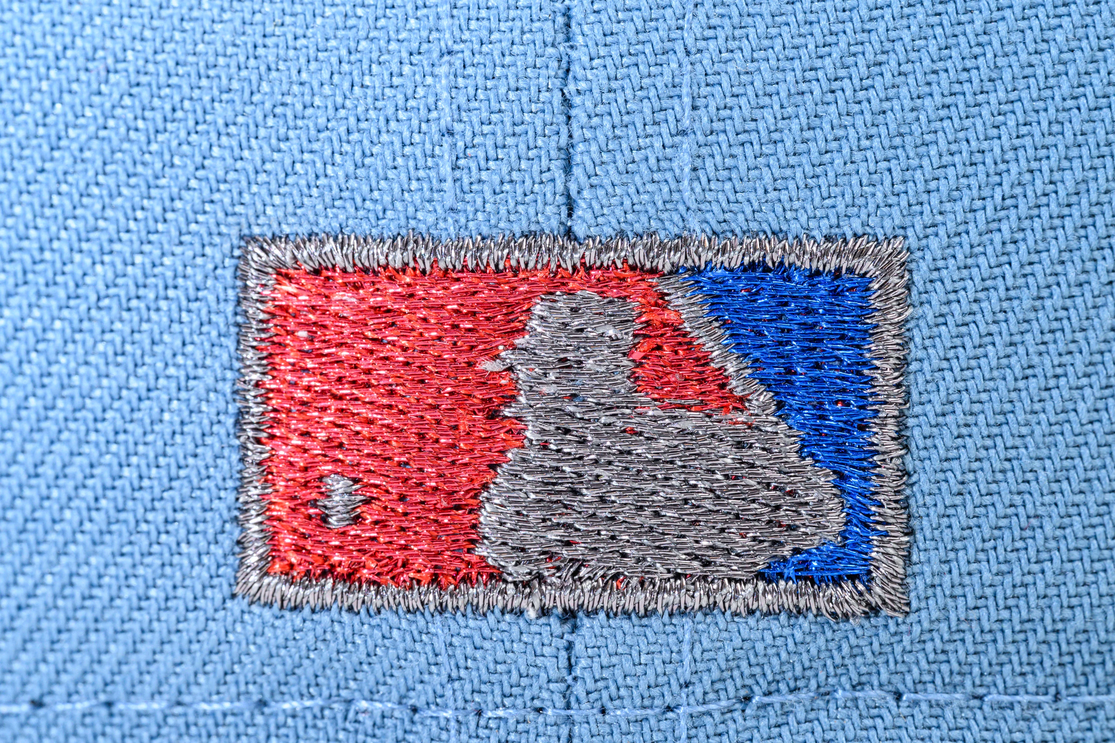 NEW ERA "SANTANA” LOS ANGELES DODGERS FITTED HAT (FADED BLUE/BLACK/CHROME) - Image 2