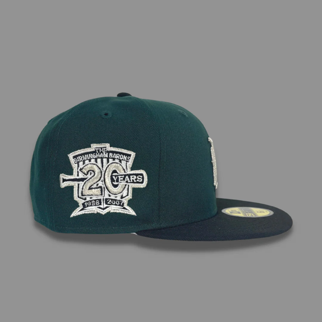 NEW ERA "SCENTED" BIRMINGHAM BARONS FITTED HAT (GREEN/BLACK) - Image 3