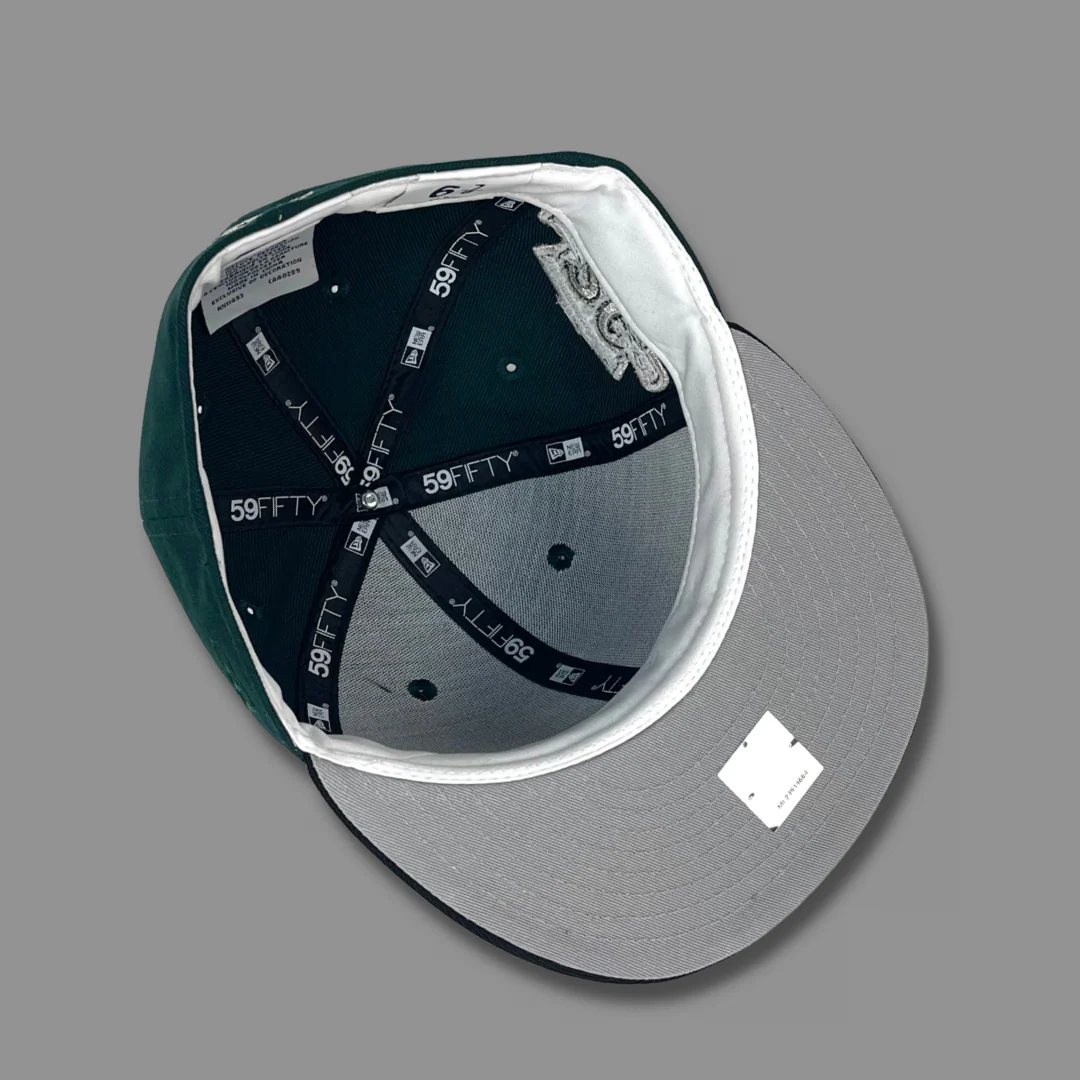 NEW ERA "SCENTED" BIRMINGHAM BARONS FITTED HAT (GREEN/BLACK) - Image 4
