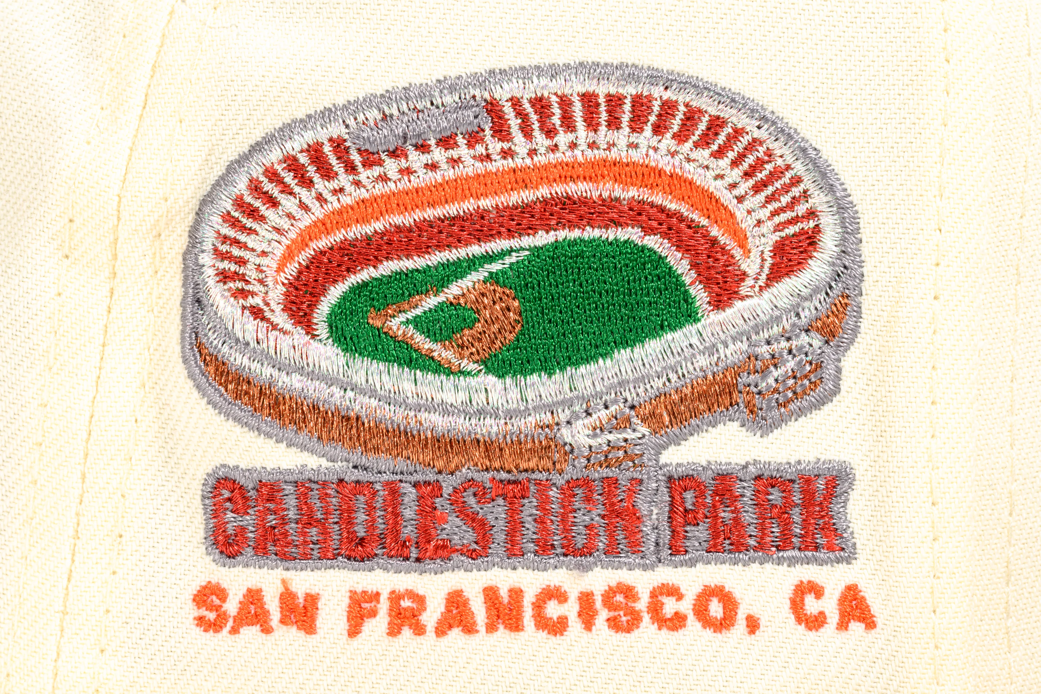 NEW ERA "SF INFIELD" SAN FRANCISCO GIANTS FITTED HAT (CHROME/TOASTED PEANUT)c - Image 4