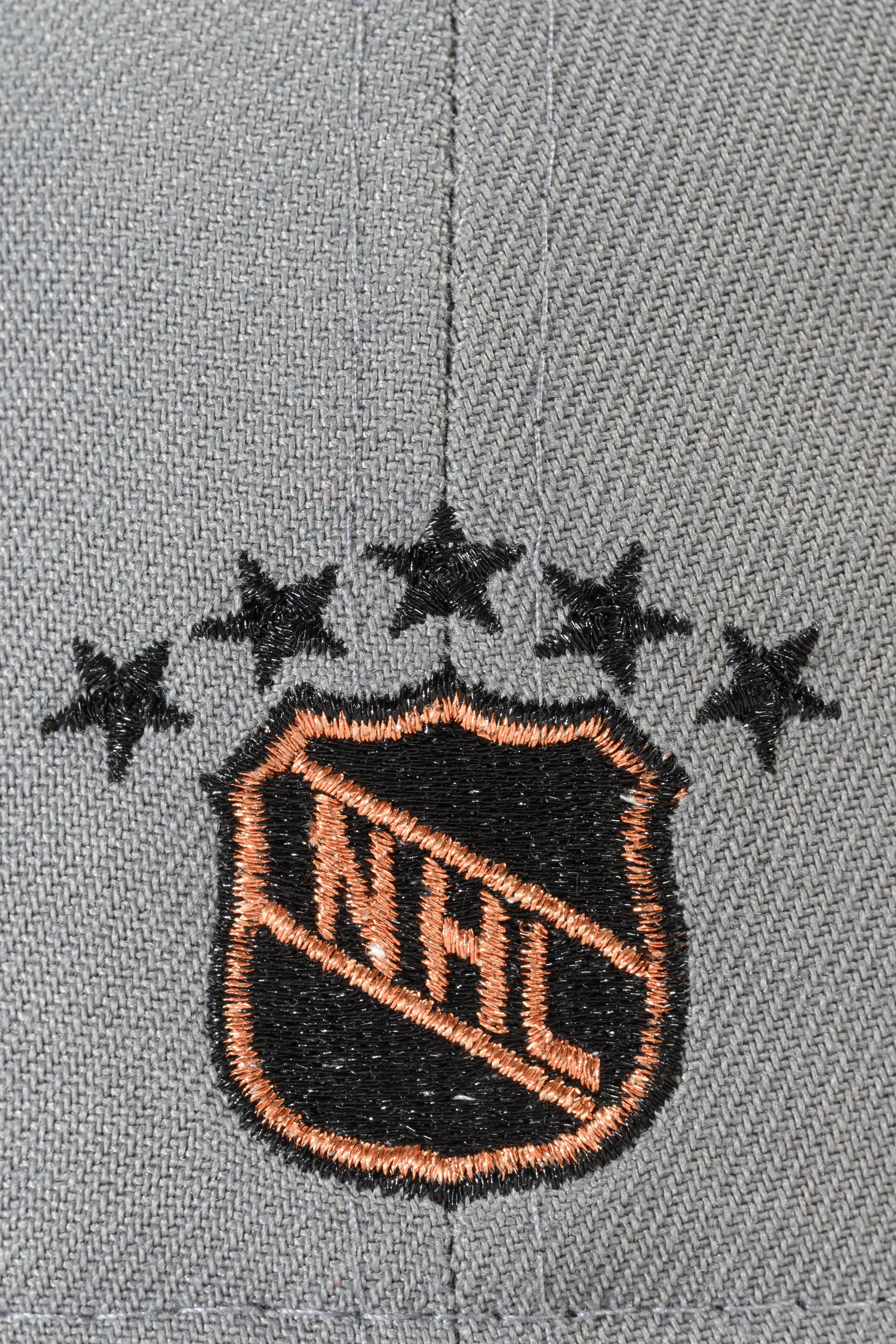 NEW ERA "SHARKNADO" SAN JOSE SHARKS FITTED HAT (STORM GREY/BLACK/ORANGE) - Image 3