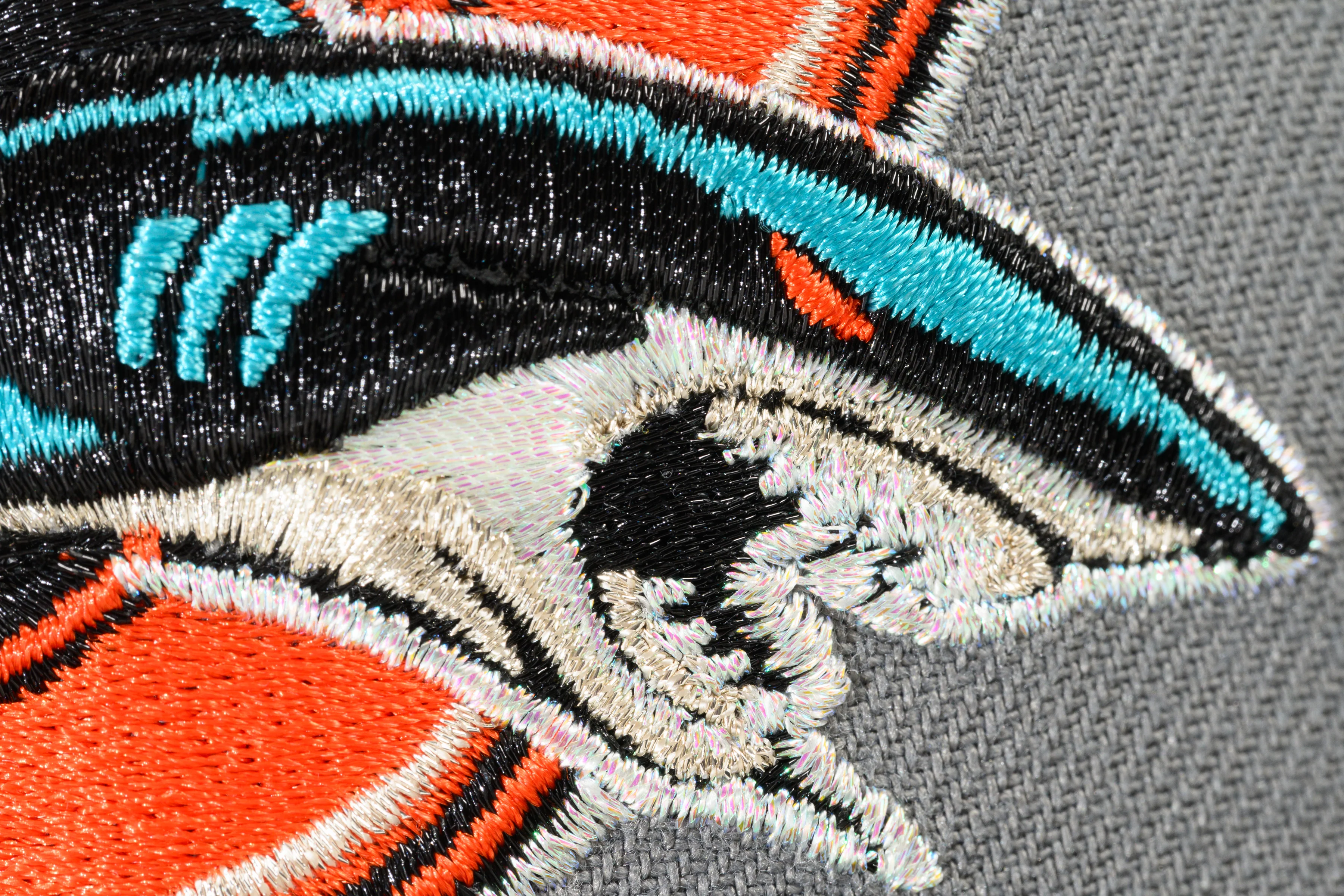 NEW ERA "SHARKNADO" SAN JOSE SHARKS FITTED HAT (STORM GREY/BLACK/ORANGE) - Image 7