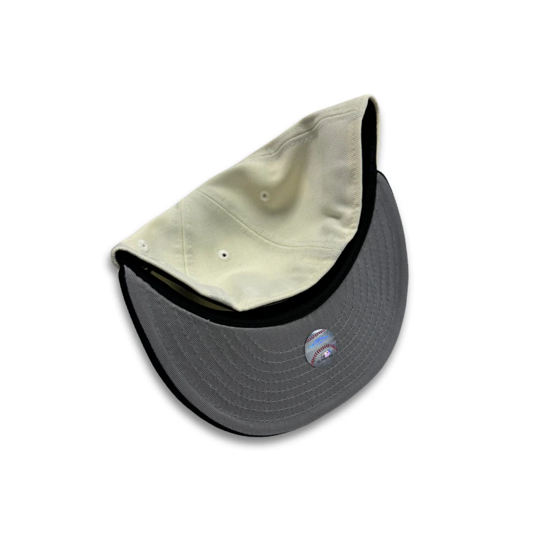 NEW ERA “SHIBE" PHILADELPHIA ATHLETICS FITTED HAT (CHROME/BLACK) - Image 5