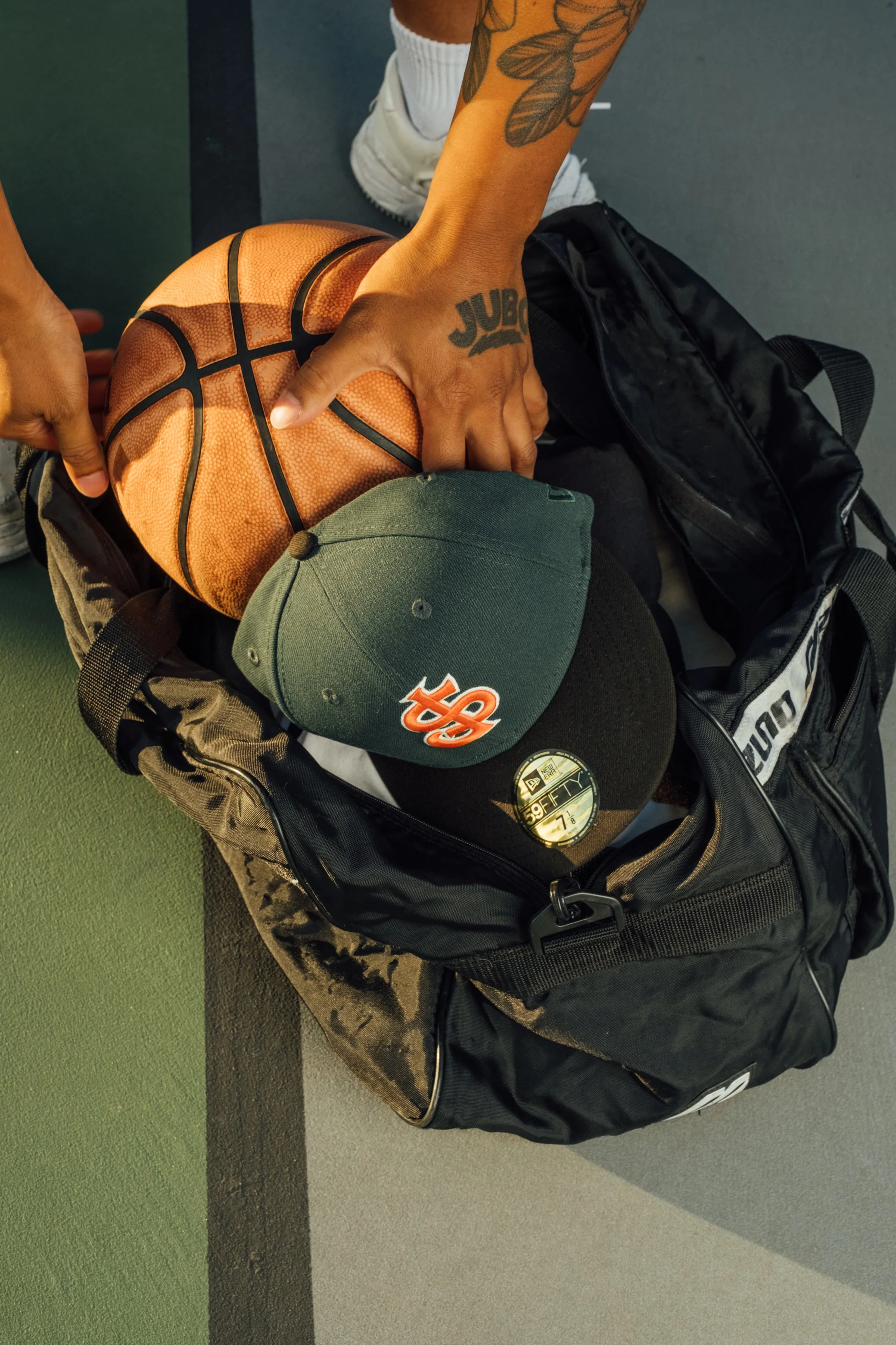 NEW ERA “JUBO GIANTS" SAN JOSE GIANTS FITTED HAT (DARK GREEN/BLACK) - Image 4