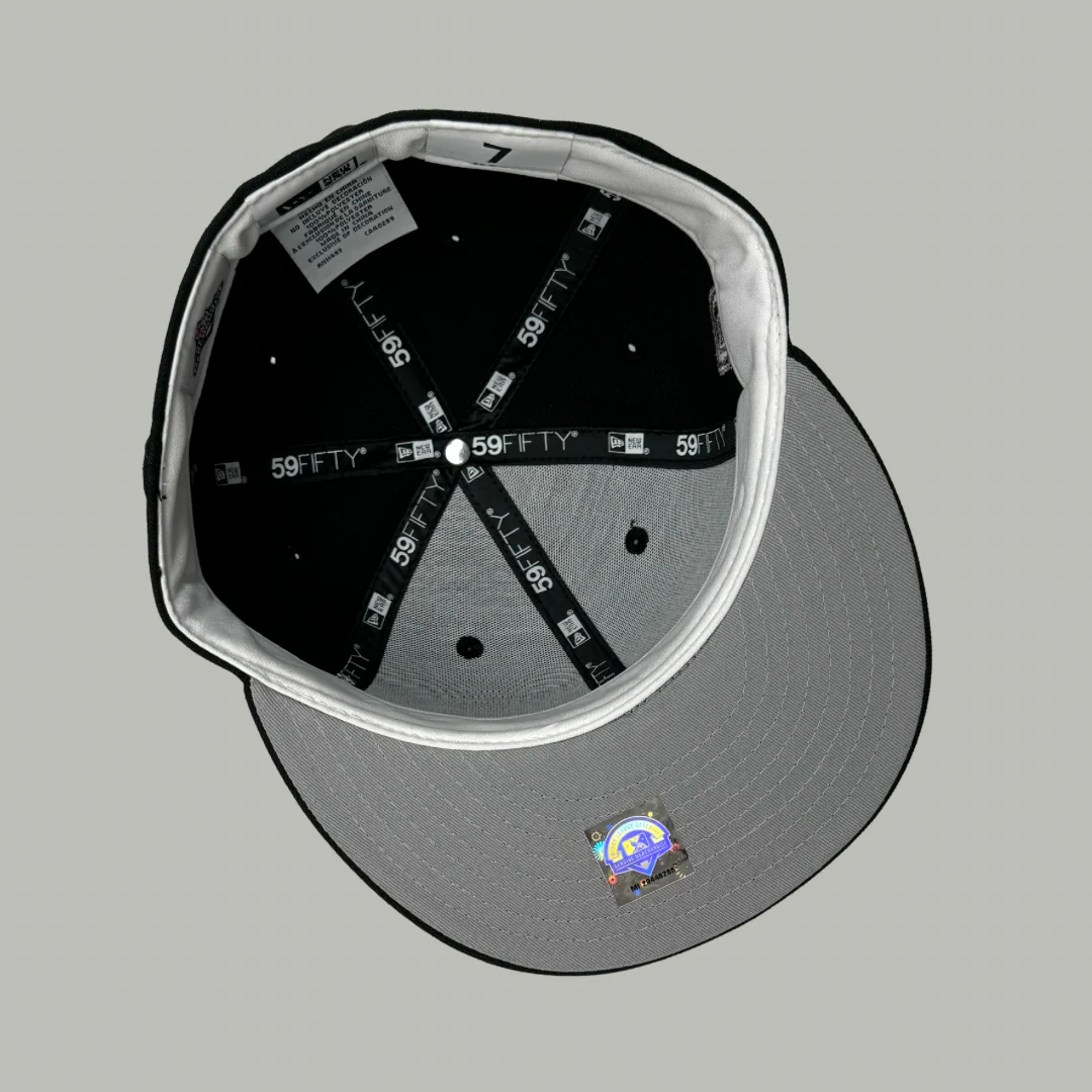 NEW ERA “SILVER & BLACK" SALINAS SPURS FITTED HAT (BLACK/METALLIC SILVER) - Image 4