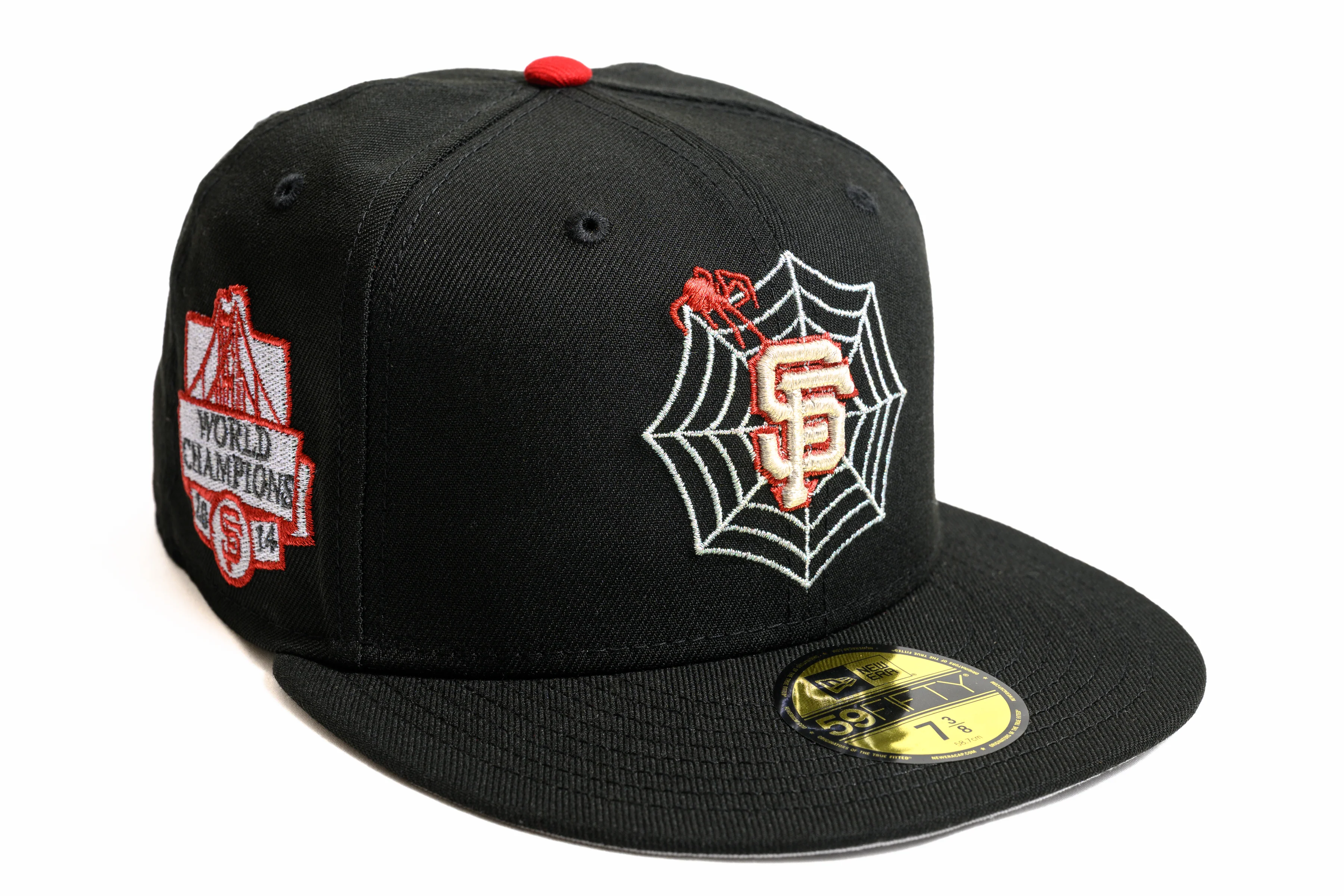 NEW ERA "SPIDER" SAN FRANCISCO GIANTS FITTED HAT (BLACK/RED)