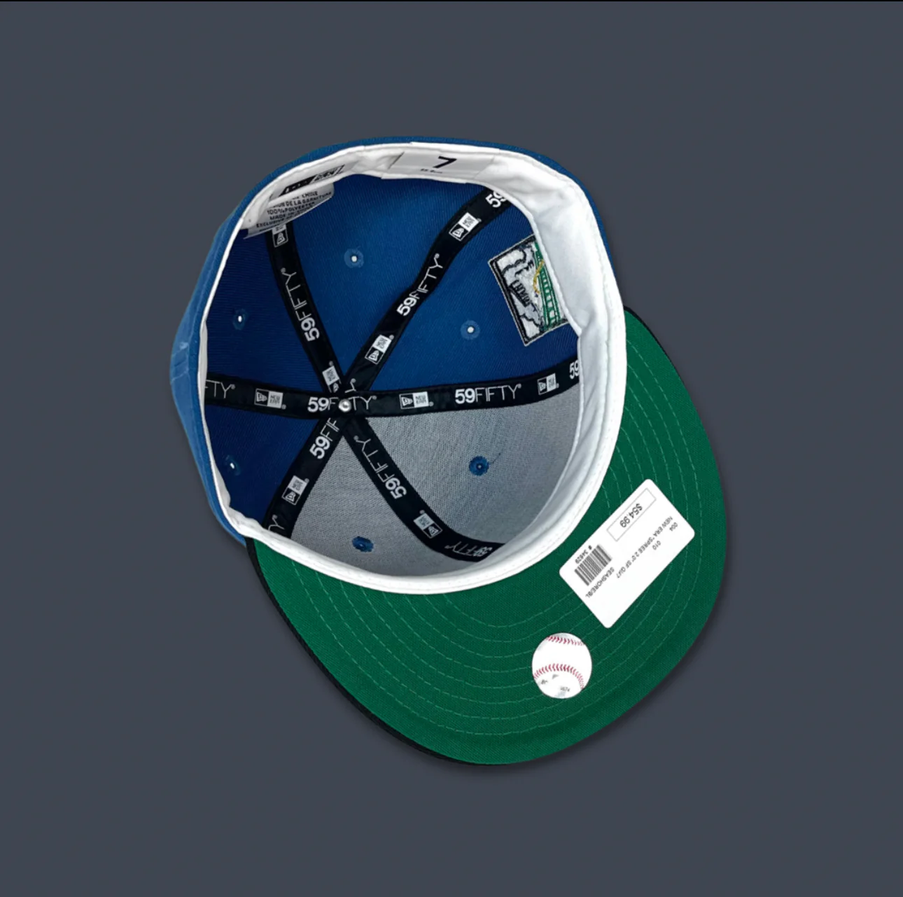 NEW ERA “SPREE 2.0" SF GIANTS FITTED HAT (BLUE/BLACK) - Image 3