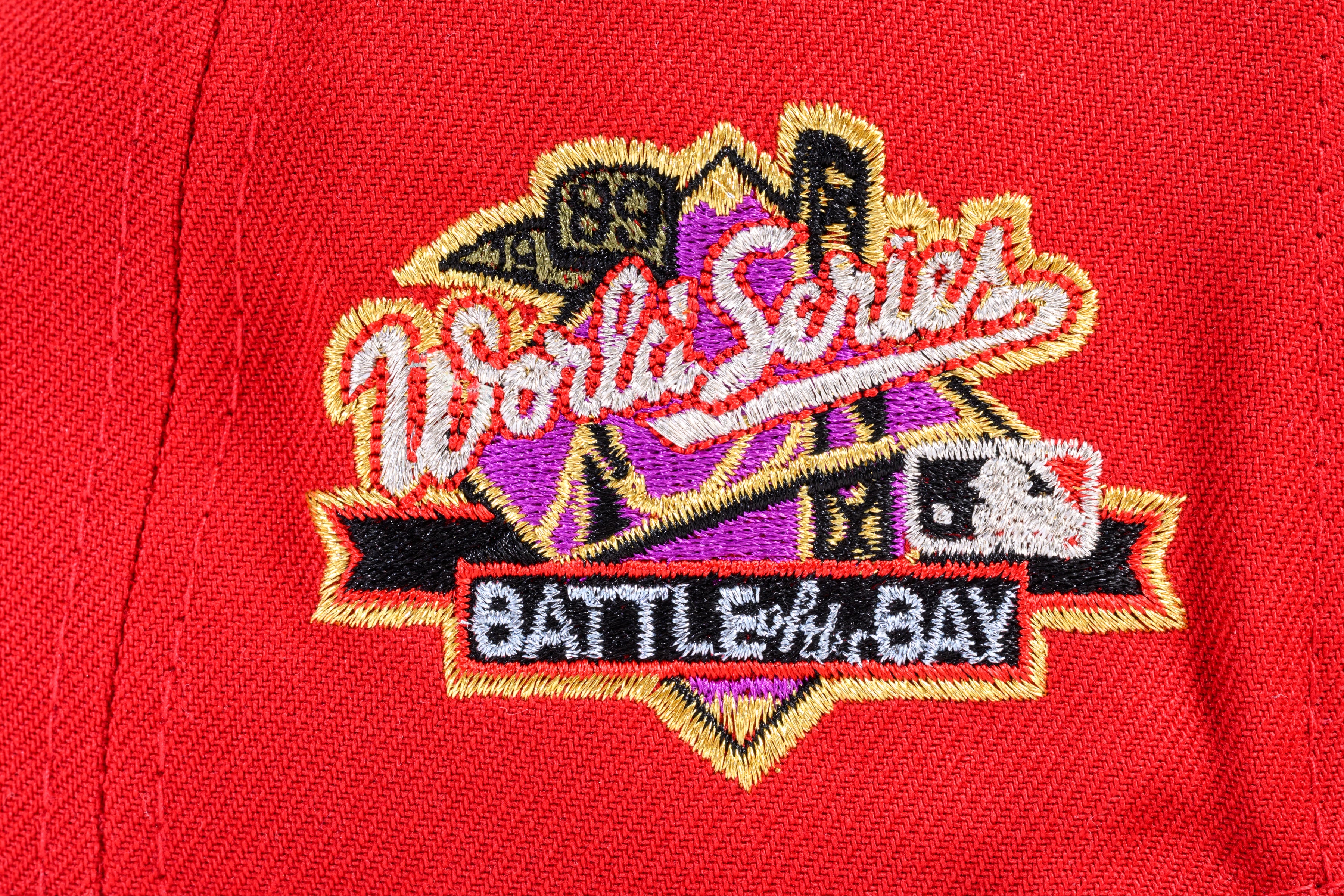 NEW ERA "STAR" SAN FRANCISCO GIANTS FITTED HAT (RED/BRICK RED/PURPLE) - Image 4