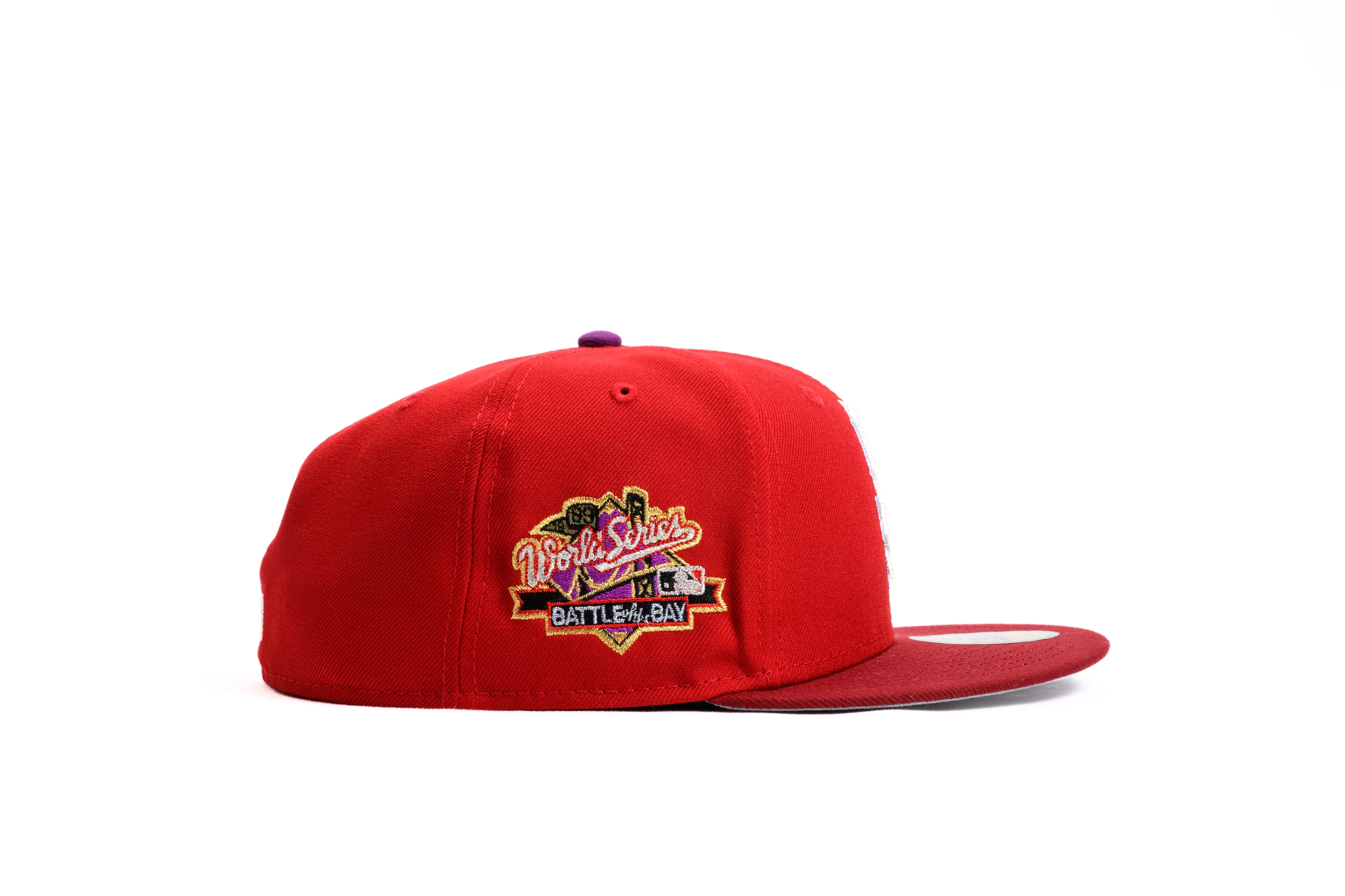 NEW ERA "STAR" SAN FRANCISCO GIANTS FITTED HAT (RED/BRICK RED/PURPLE) - Image 7