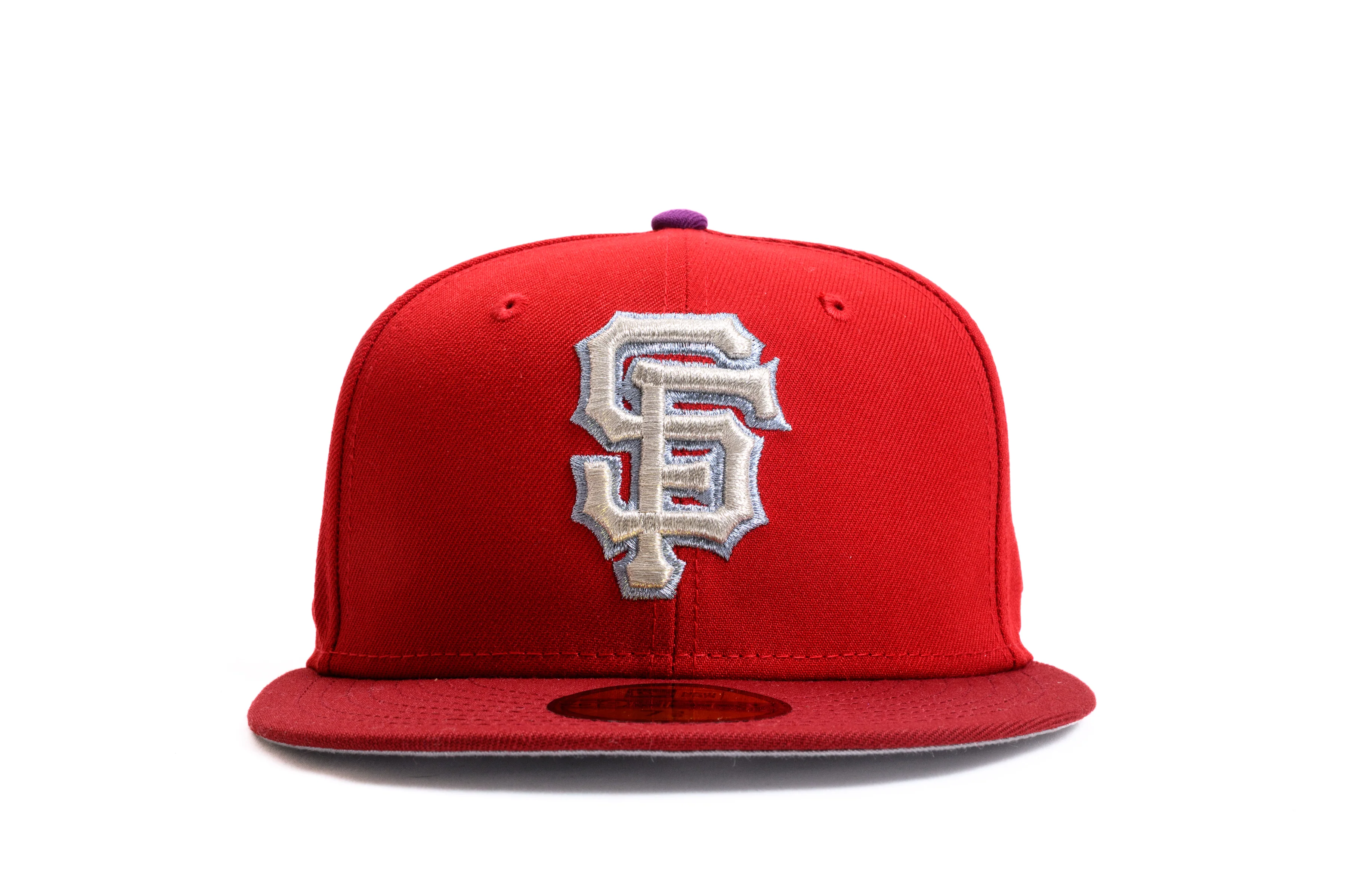 NEW ERA "STAR" SAN FRANCISCO GIANTS FITTED HAT (RED/BRICK RED/PURPLE) - Image 8
