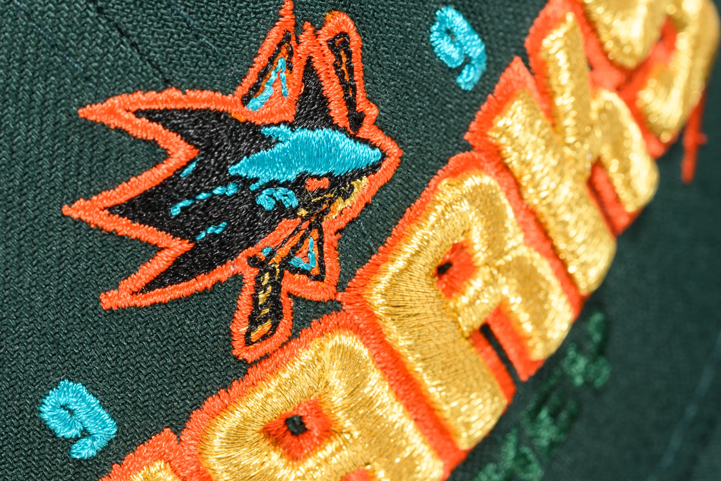 NEW ERA "SWAMP SHARK 2.0" SAN JOSE SHARKS FITTED HAT (GREEN/ORANGE) - Image 6