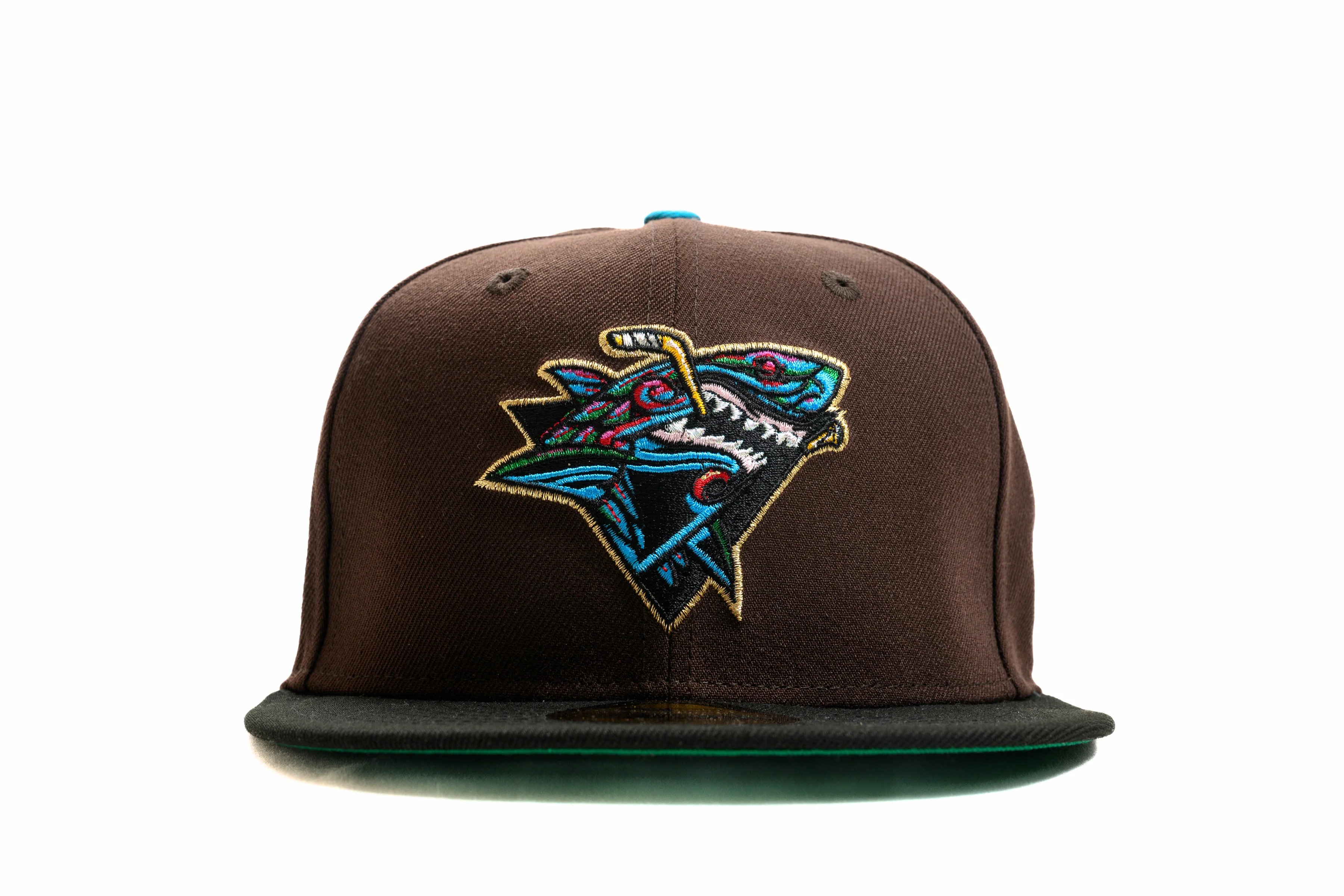 NEW ERA "T AND C" SAN JOSE SHARKS FITTED HAT (BROWN/BLACK) - Image 8