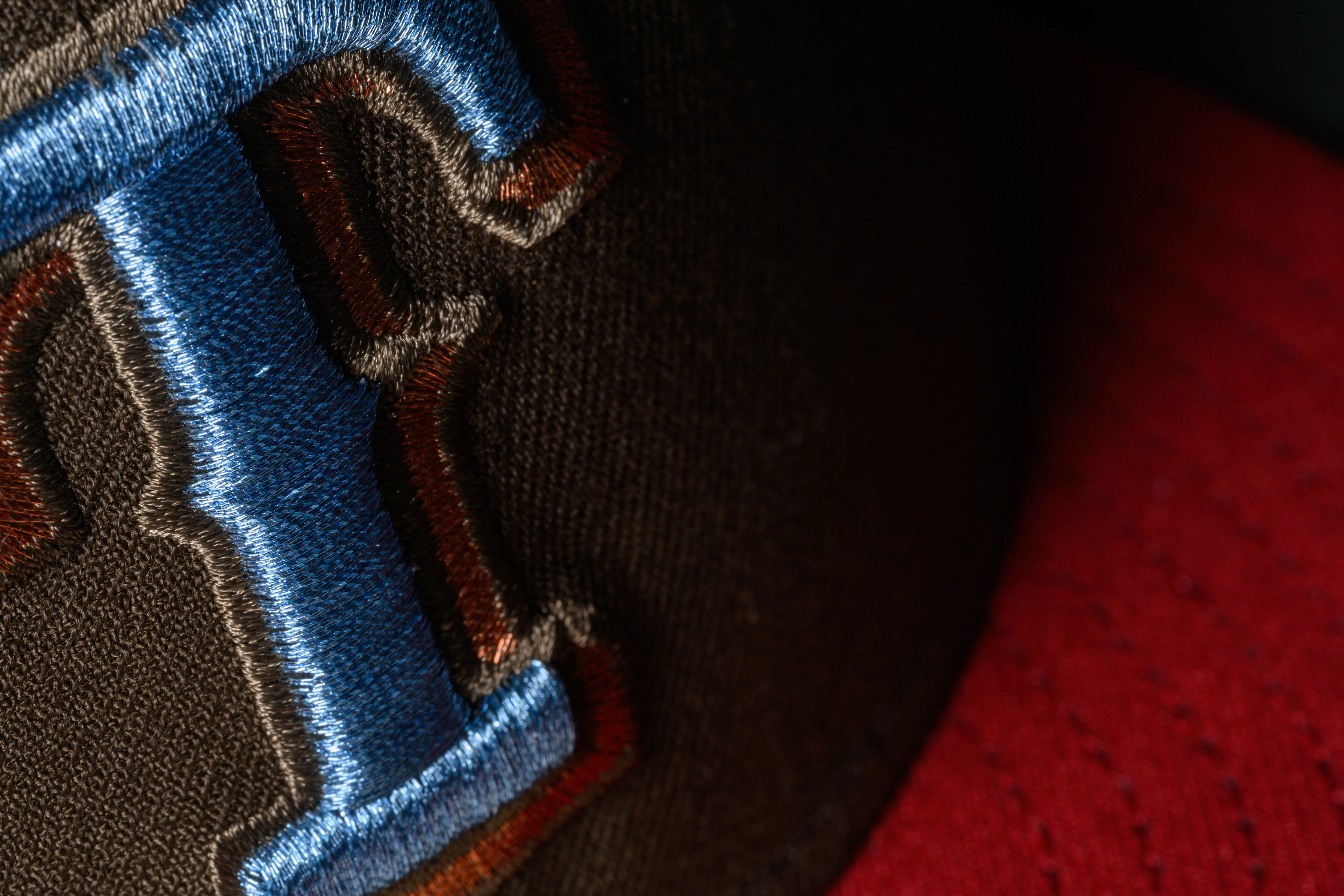 NEW ERA "T-HAWK" TEXAS RANGERS FITTED HAT (WALNUT/H RED) - Image 6
