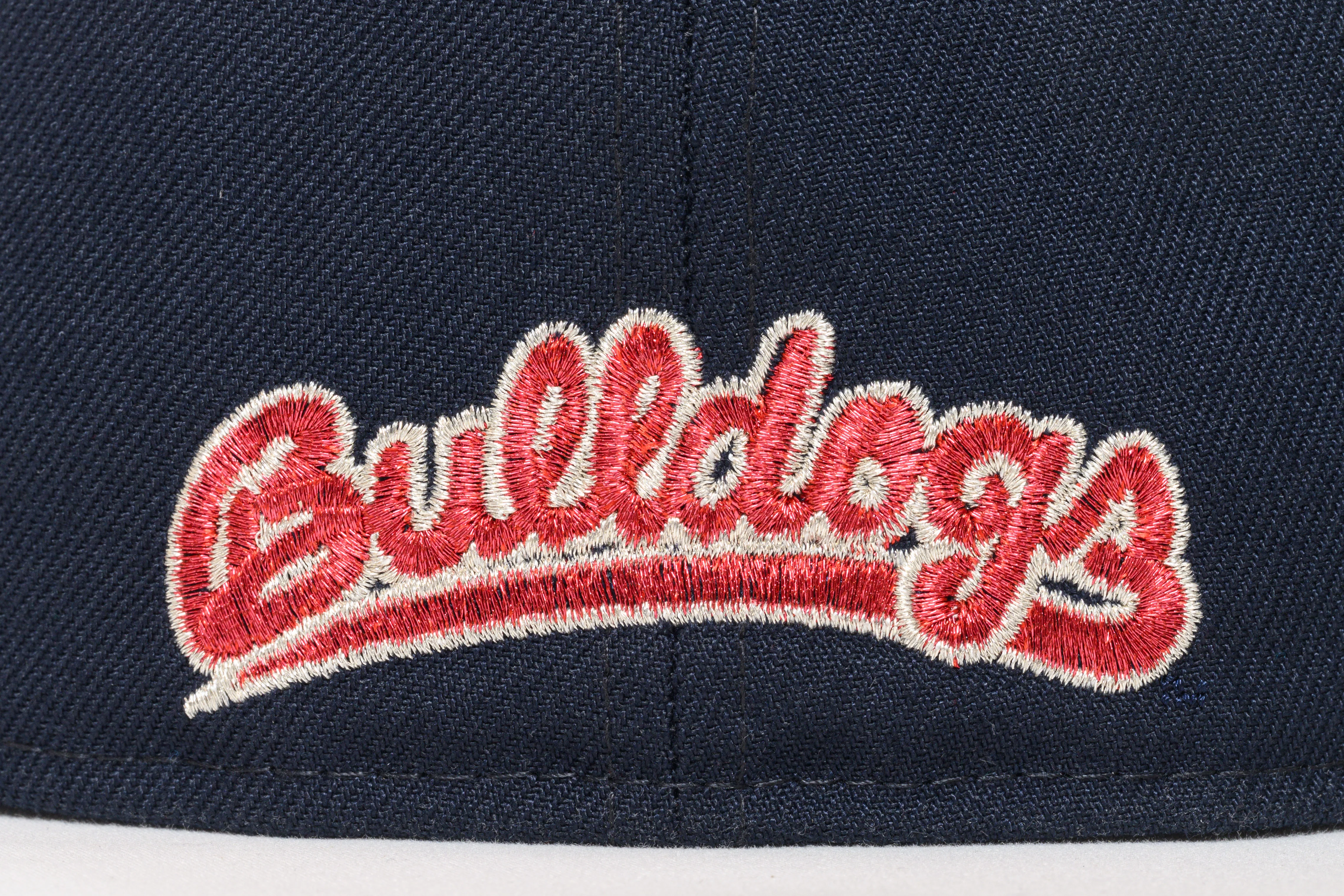 NEW ERA "TARK" FRESNO BULLDOGS FITTED HAT (NIGHTSHIFT NAVY/SCARLET) - Image 3