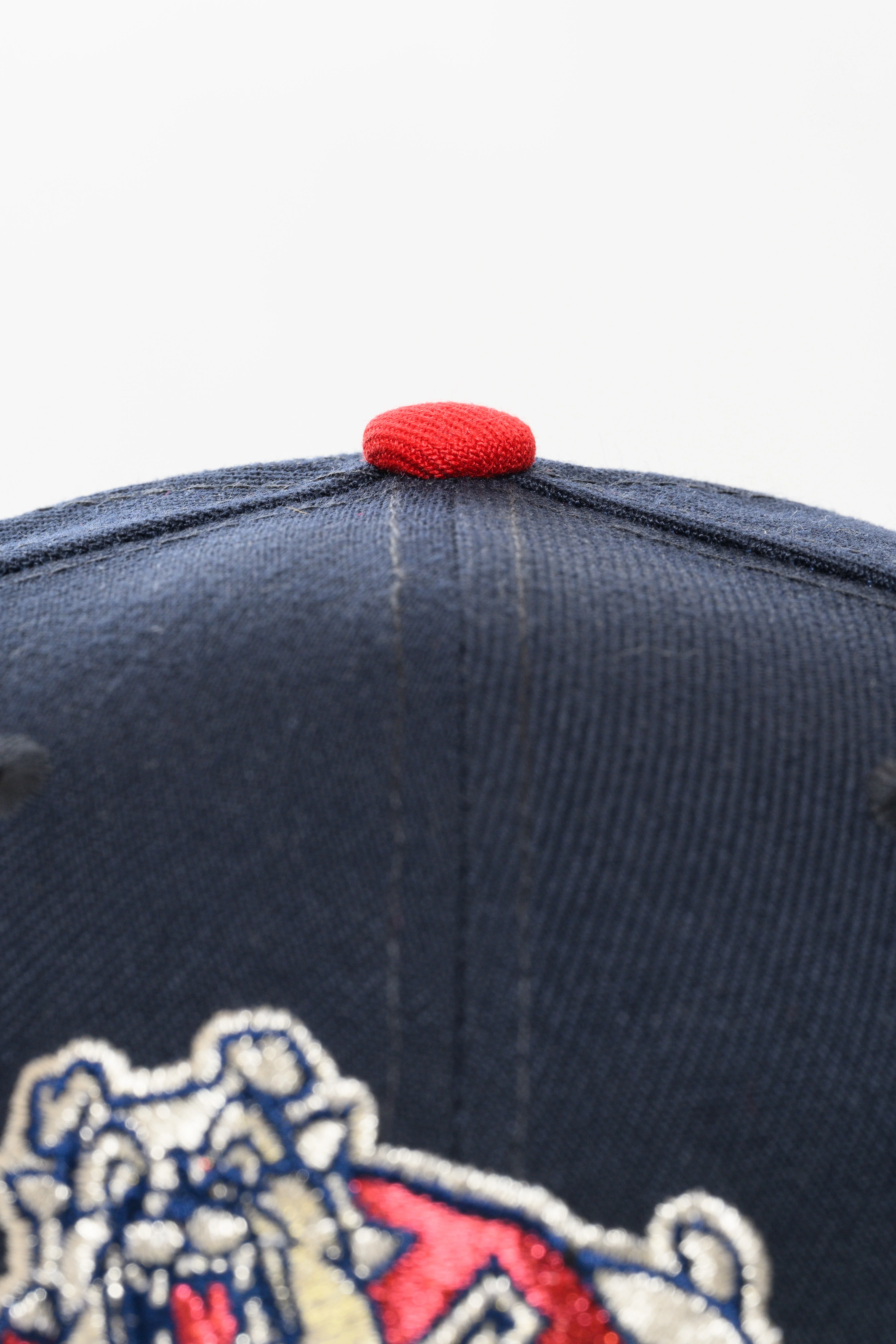 NEW ERA "TARK" FRESNO BULLDOGS FITTED HAT (NIGHTSHIFT NAVY/SCARLET) - Image 5