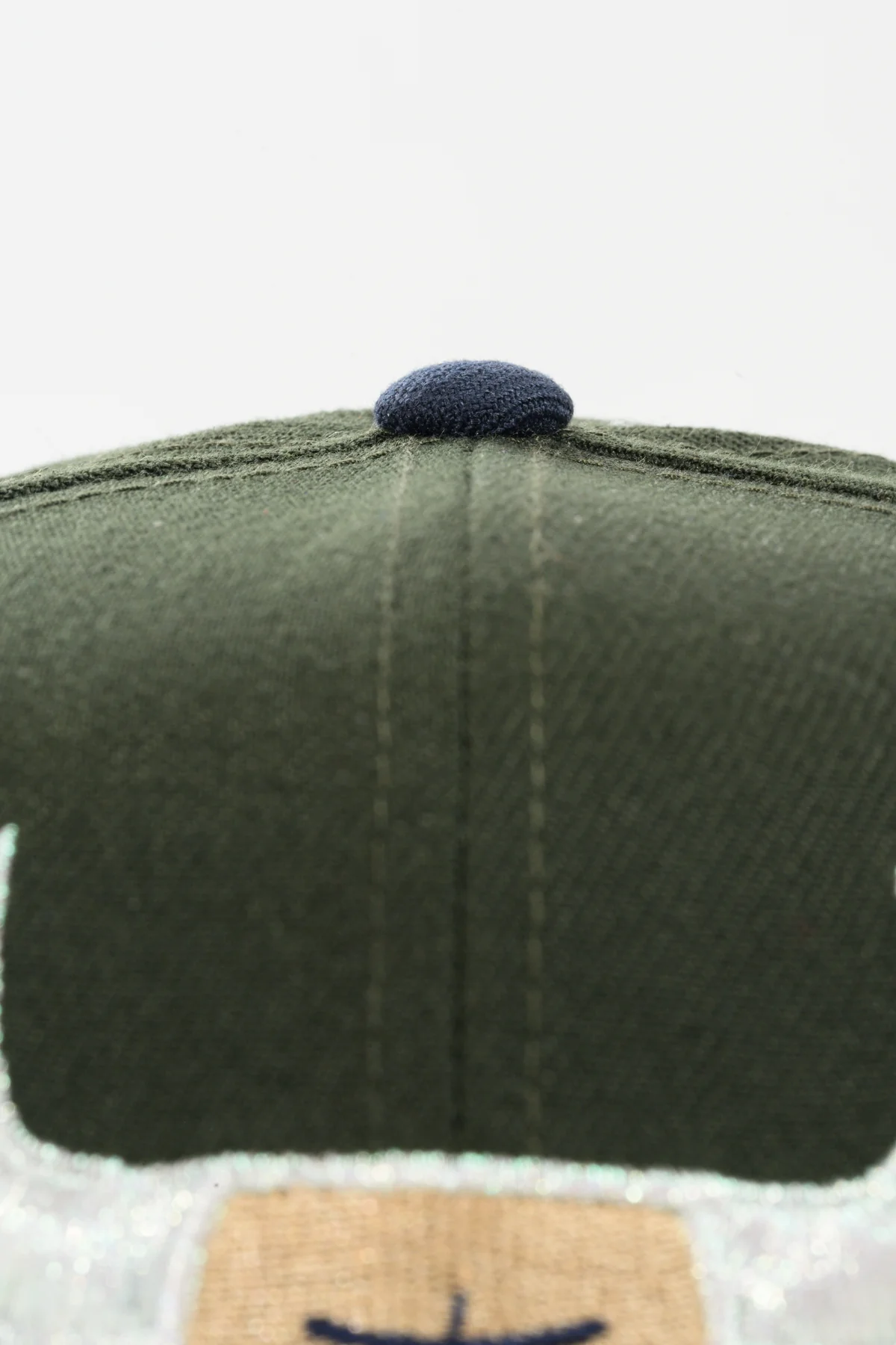 NEW ERA "TAURUS" CHICAGO BULLS FITTED HAT (SEAWEED GREEN/OCEANSIDE BLUE) - Image 5