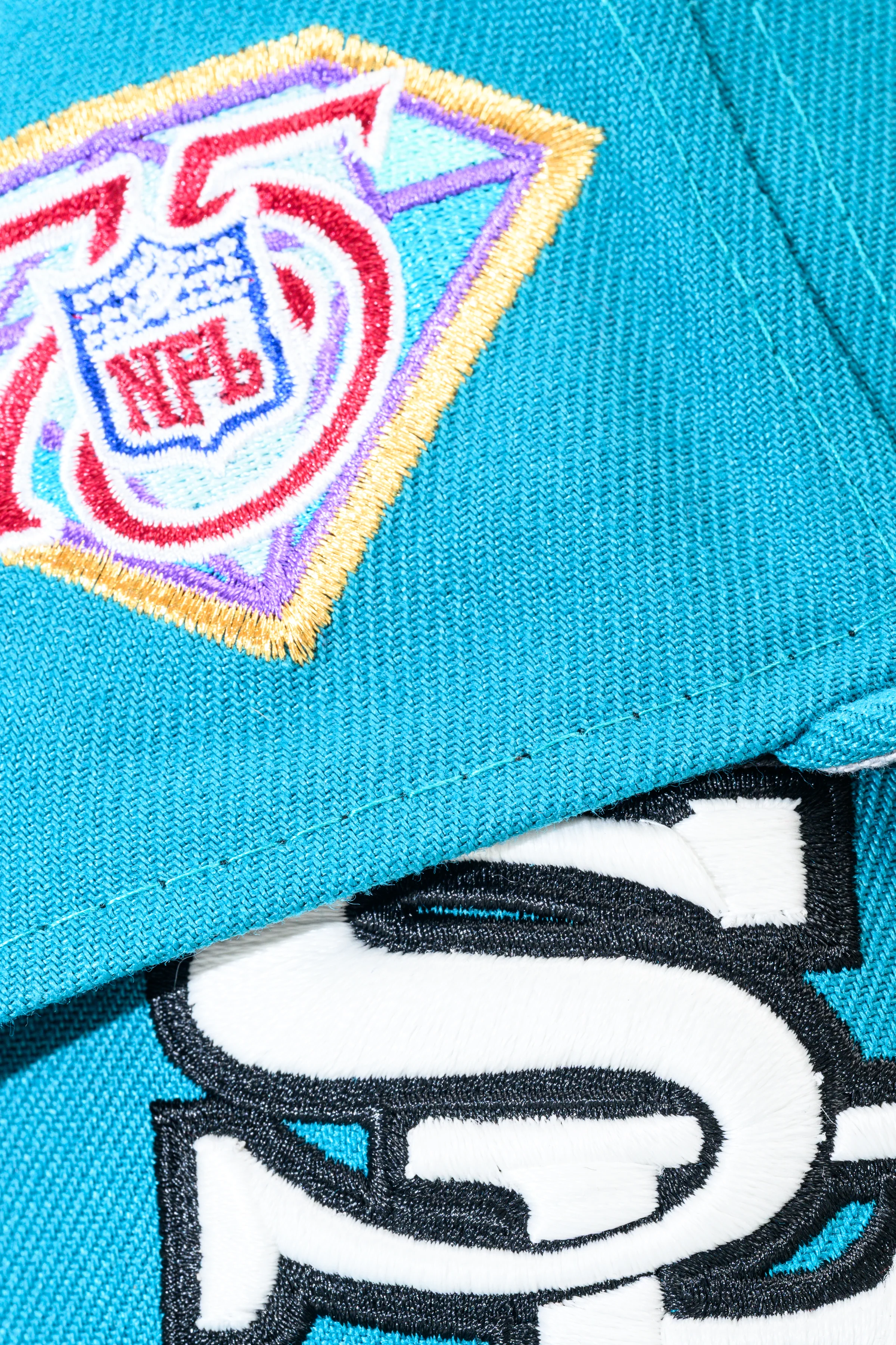 NEW ERA "UPTOWN NINER 3.0” SAN FRANCISCO 49ERS FITTED HAT (TEAL/RED) - Image 7