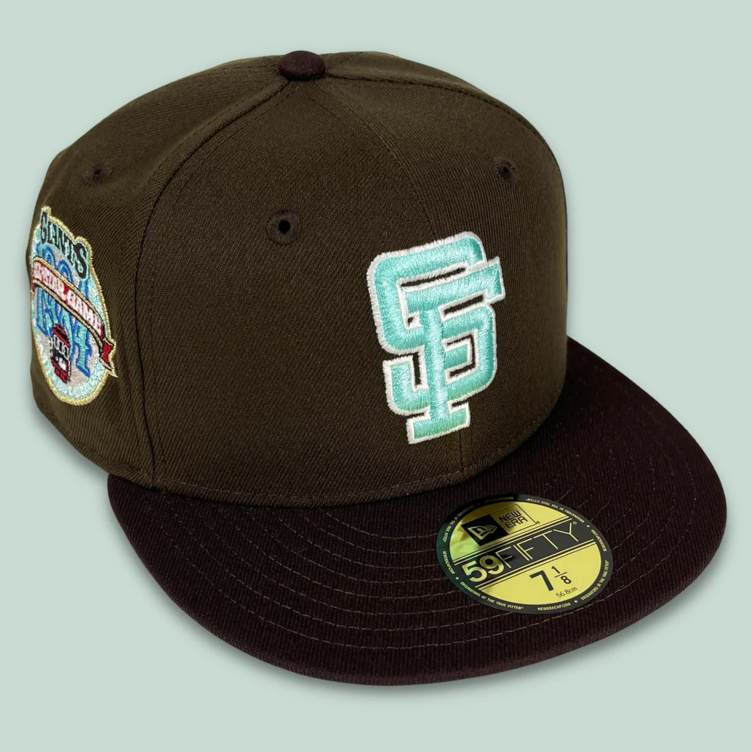 NEW ERA "THE ORIGINAL" SAN FRANCISCO GIANTS FITTED HAT (BROWN/DARKBROWN) - Image 4