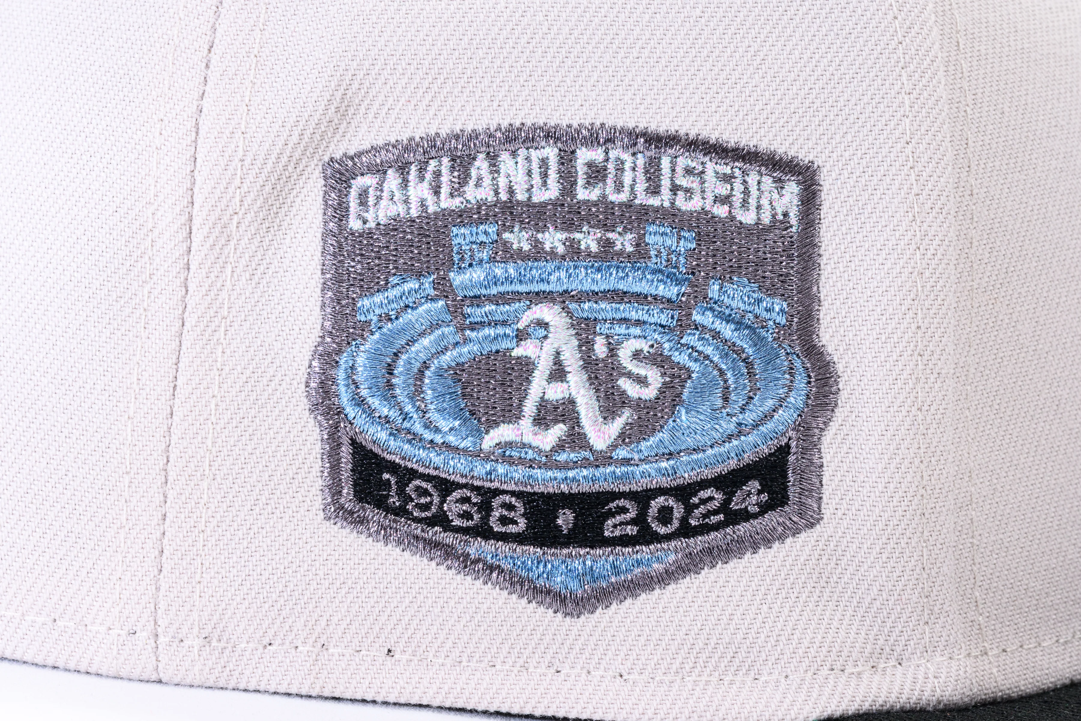 NEW ERA "ALCATRAZ" OAKLAND A'S FITTED HAT (STONE/BLACK) - Image 4