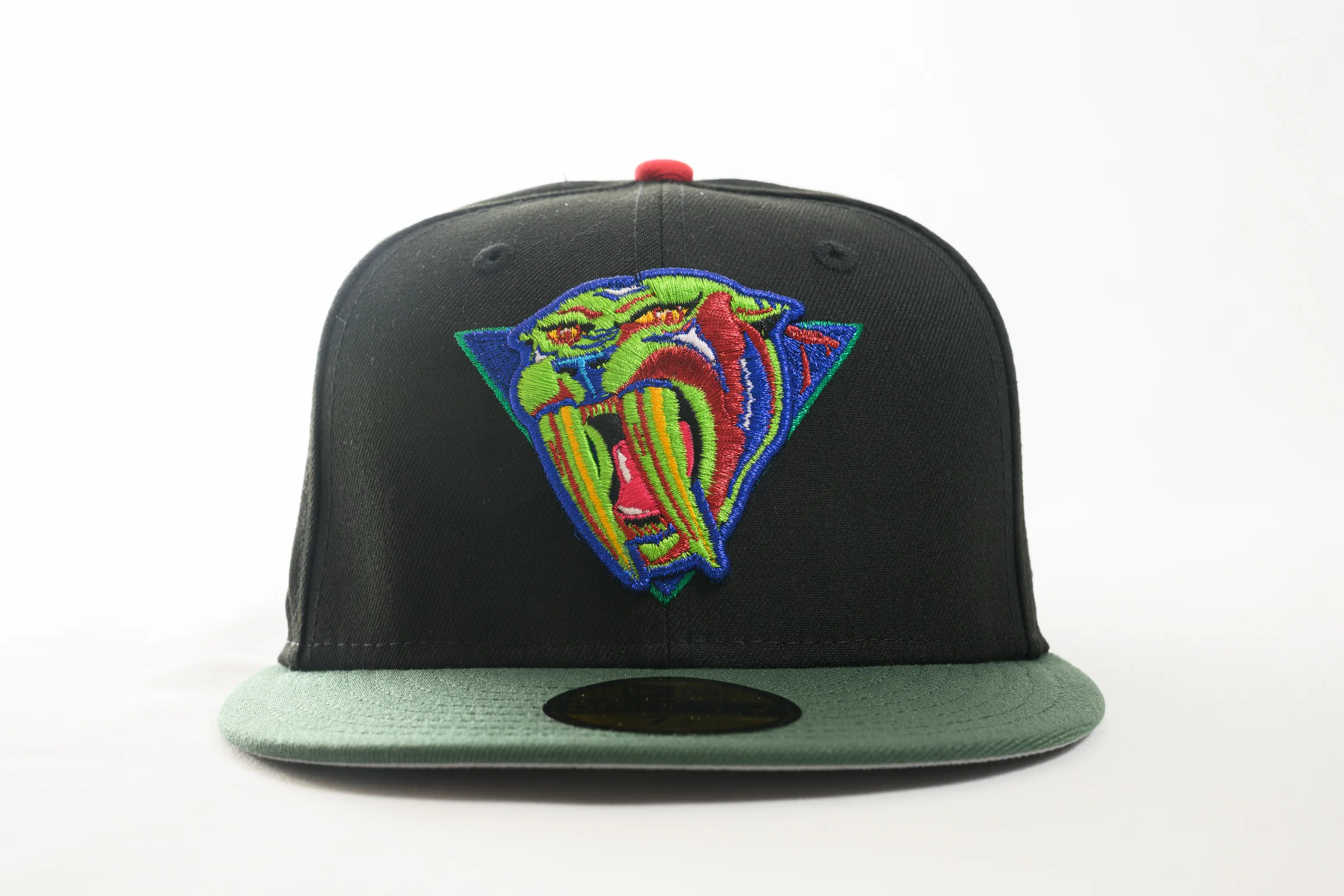 NEW ERA "THERMAL VISION 2.0" NASHVILLE PRERDATORS FITTED HAT (BLACK/CILANTRO) - Image 8