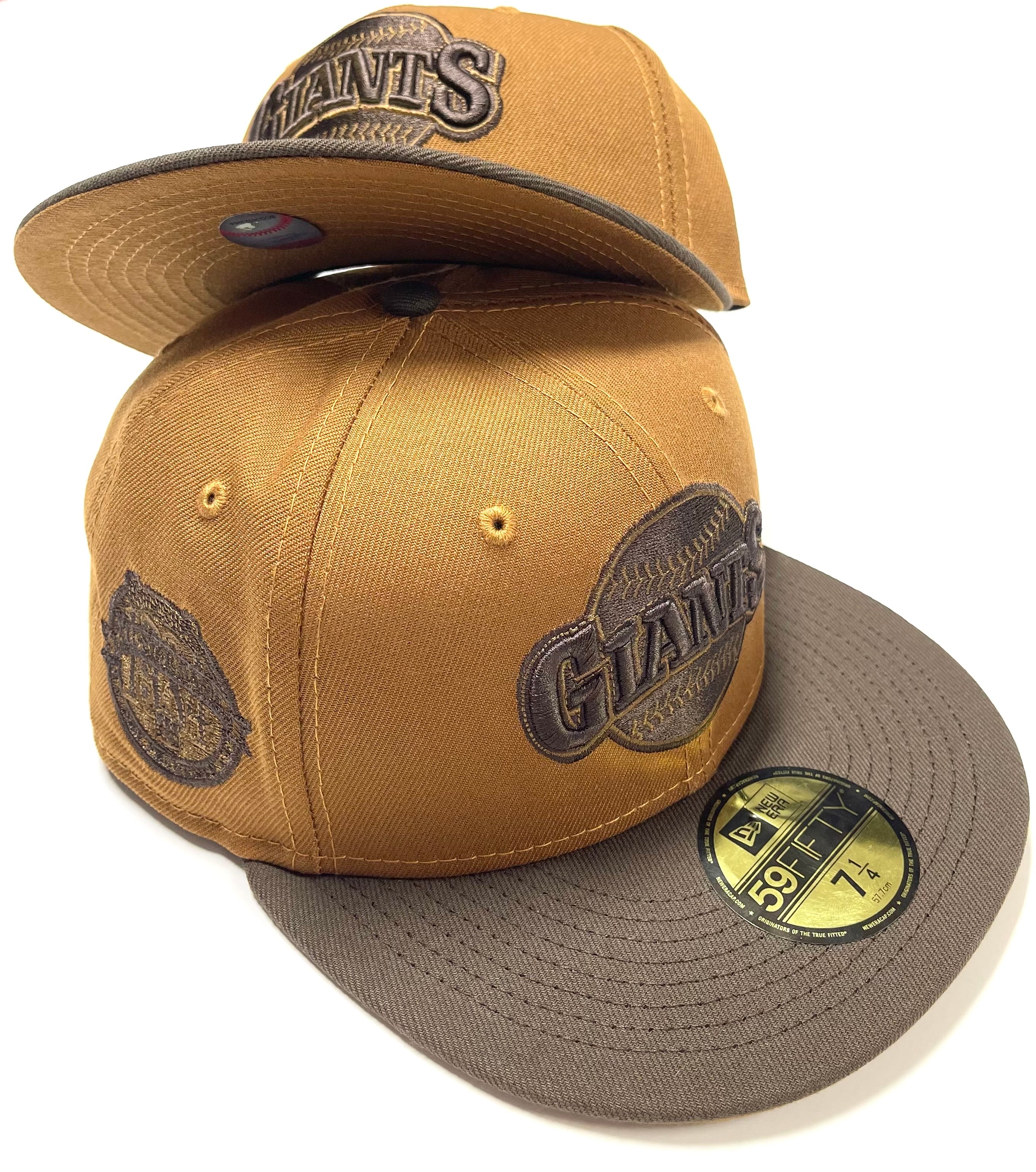 NEW ERA "TONAL" SF GIANTS FITTED HAT (TOASTED PEANUT/DARK BROWN) - Image 2
