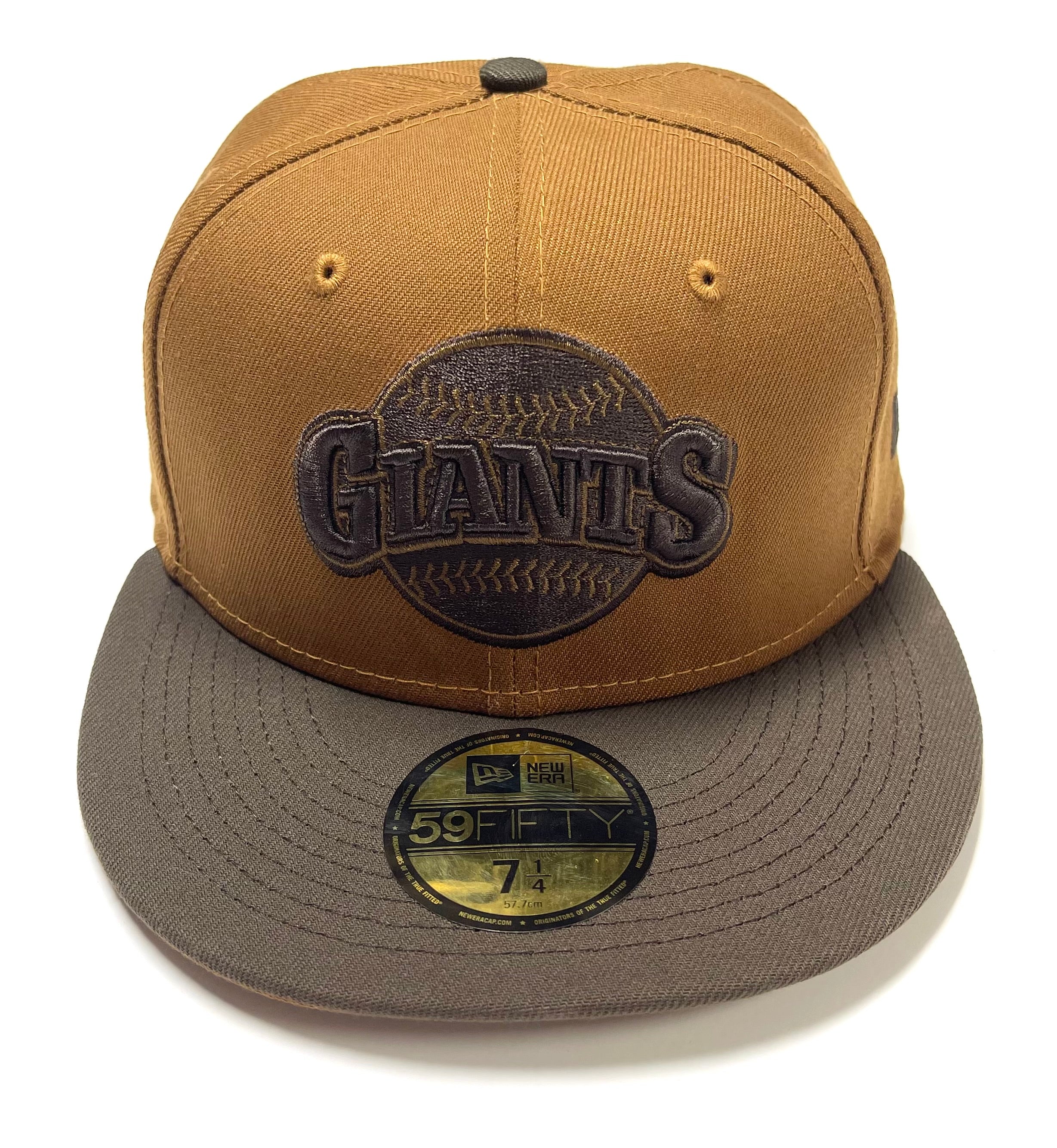 NEW ERA "TONAL" SF GIANTS FITTED HAT (TOASTED PEANUT/DARK BROWN) - Image 3