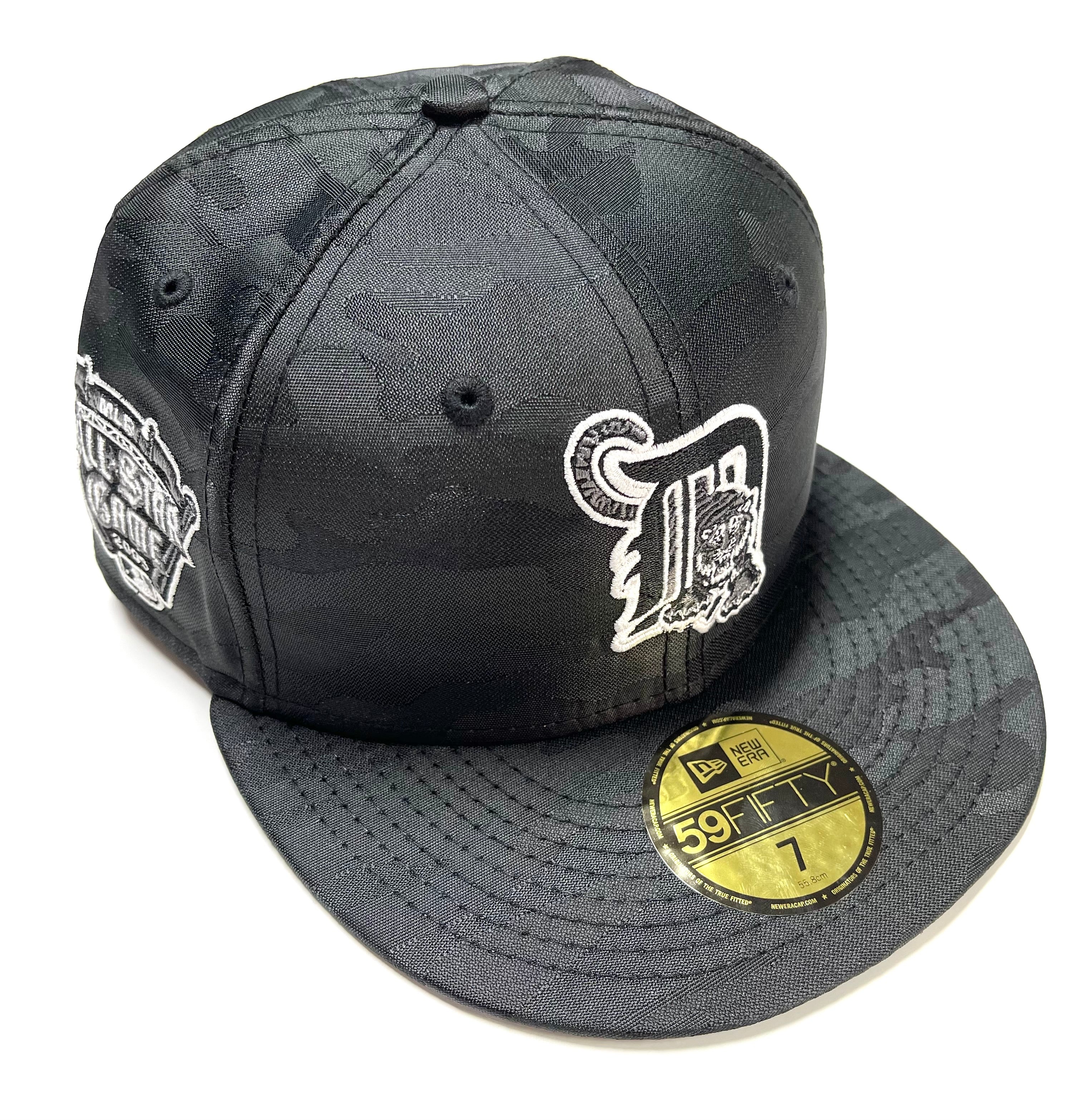 NEW ERA "TONAL TIGERS” DETROIT TIGERS FITTED HAT (BLACK TONAL CAMO)