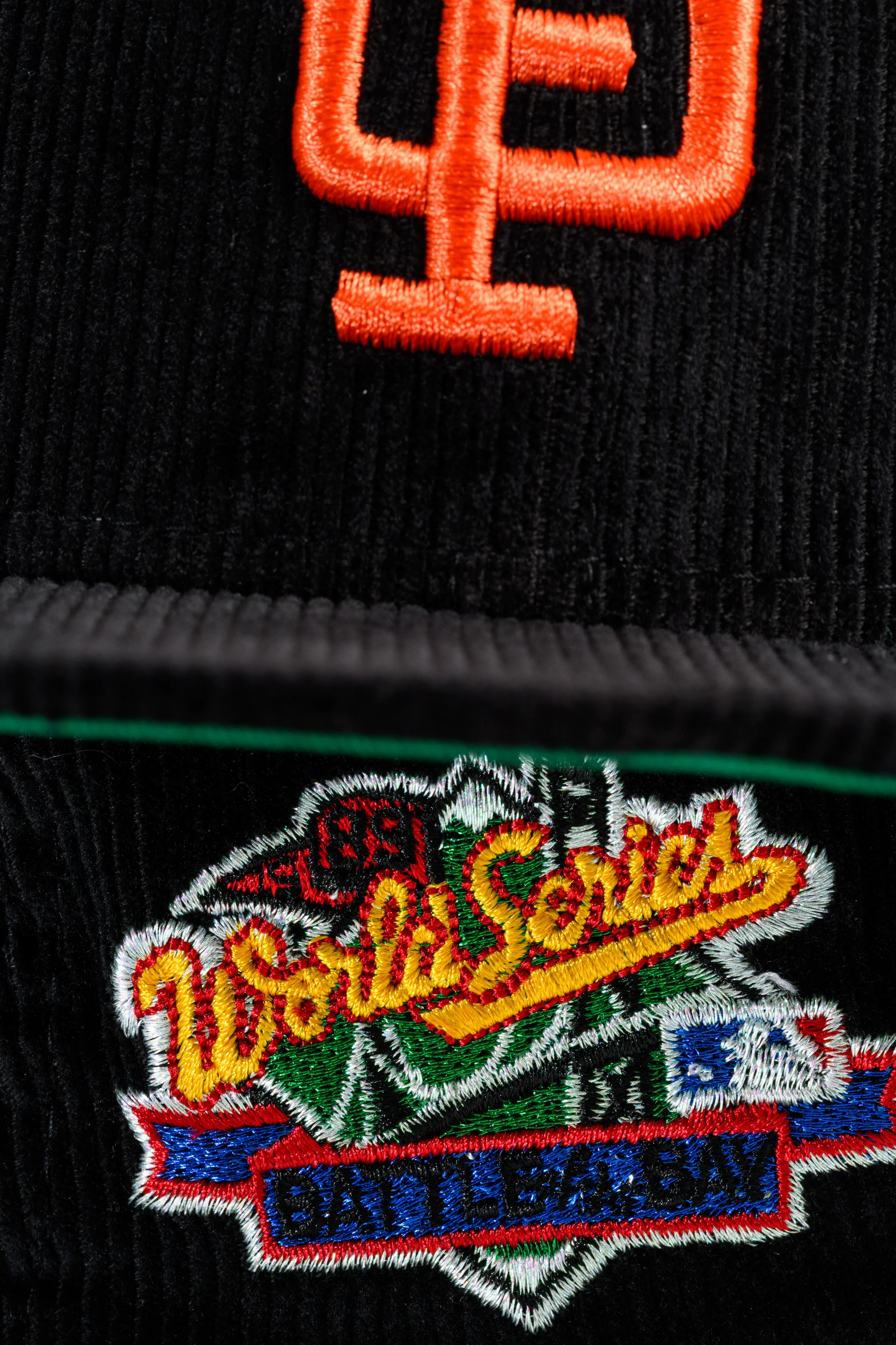 NEW ERA "TURF CORD" SAN FRANCISCO GIANTS FITTED HAT (BLACK CORDUROY) - Image 4