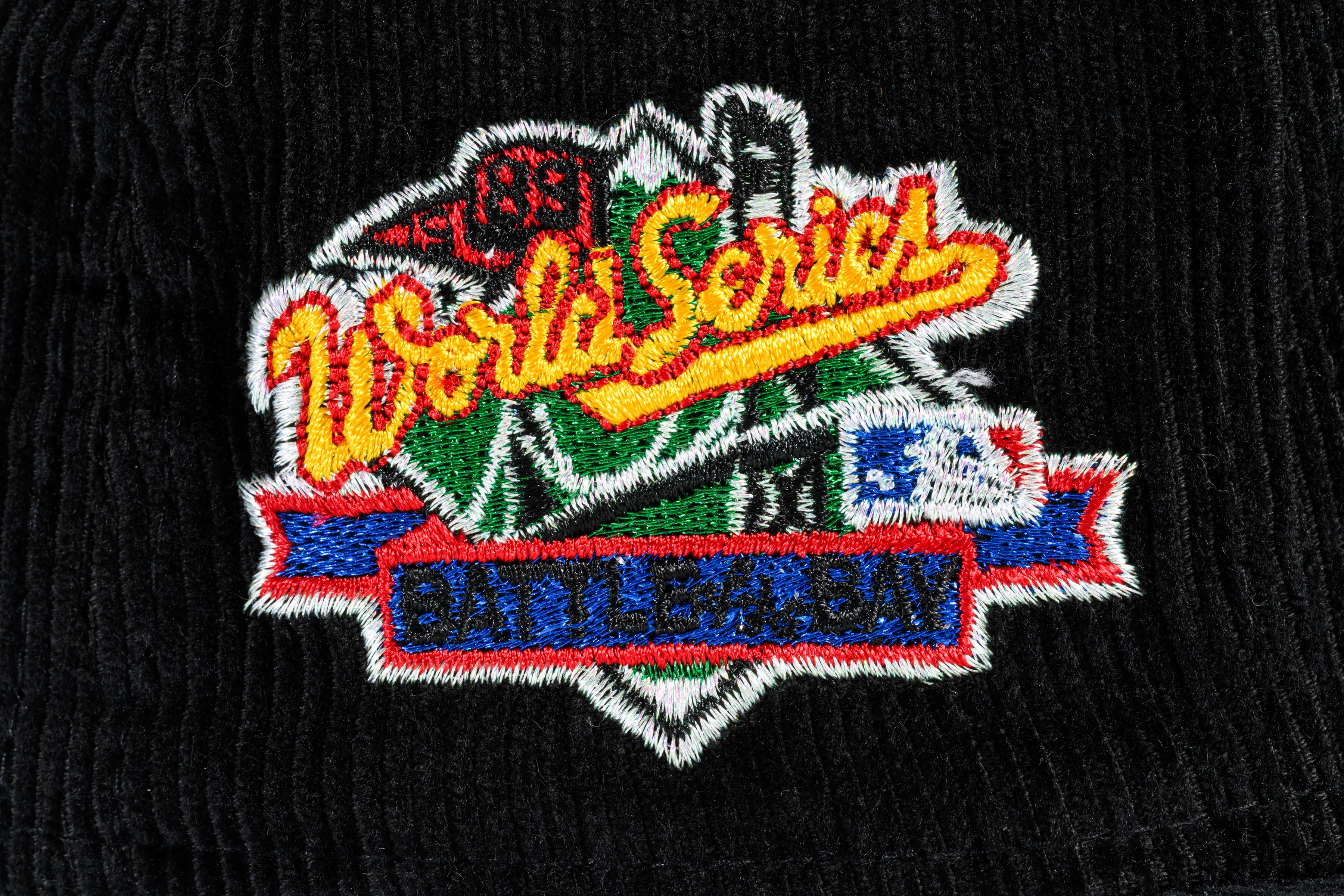 NEW ERA "TURF CORD" SAN FRANCISCO GIANTS FITTED HAT (BLACK CORDUROY) - Image 5
