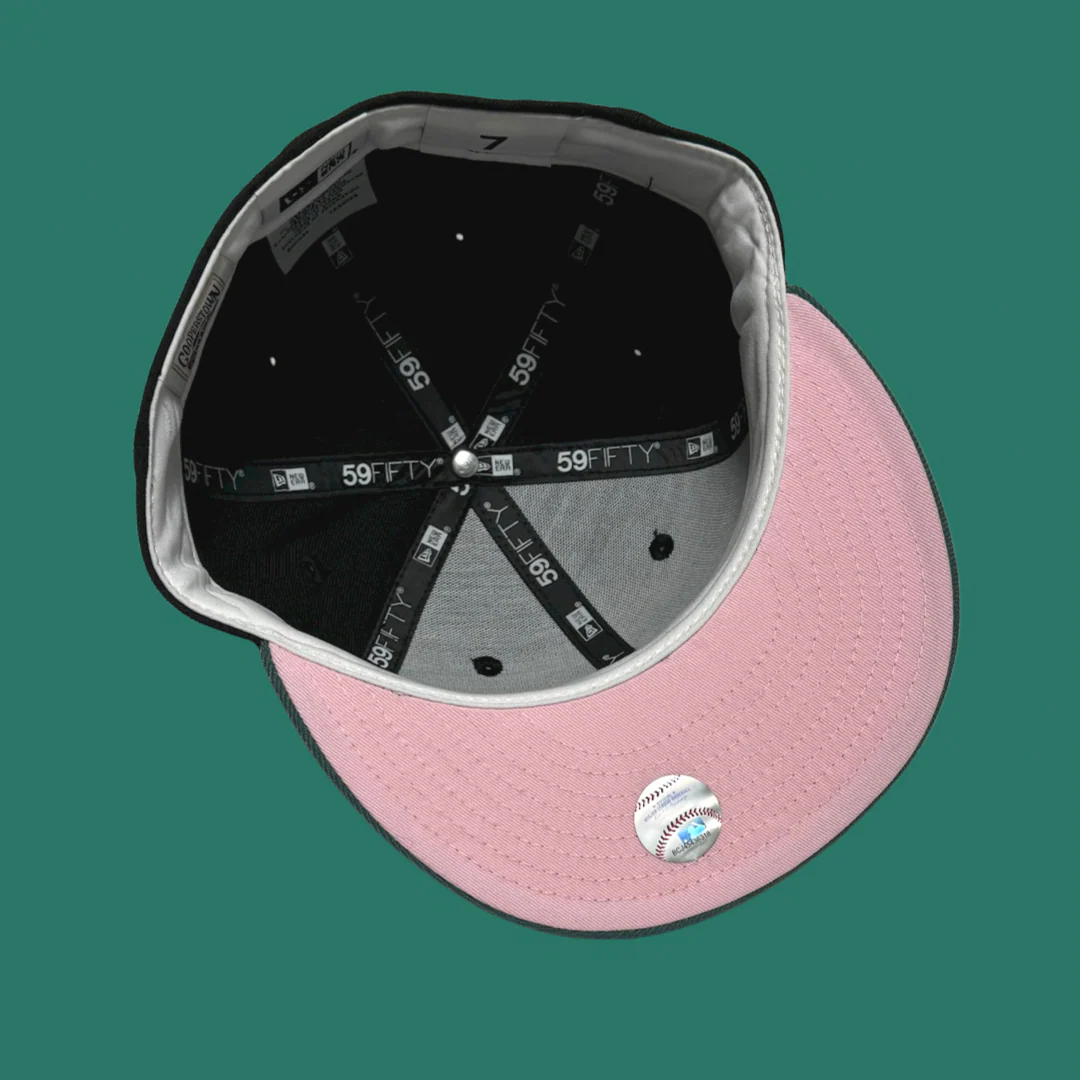 NEW ERA “TURF PINKY" OAKLAND ATHLETICS FITTED HAT (BLACK/GREEN) - Image 3