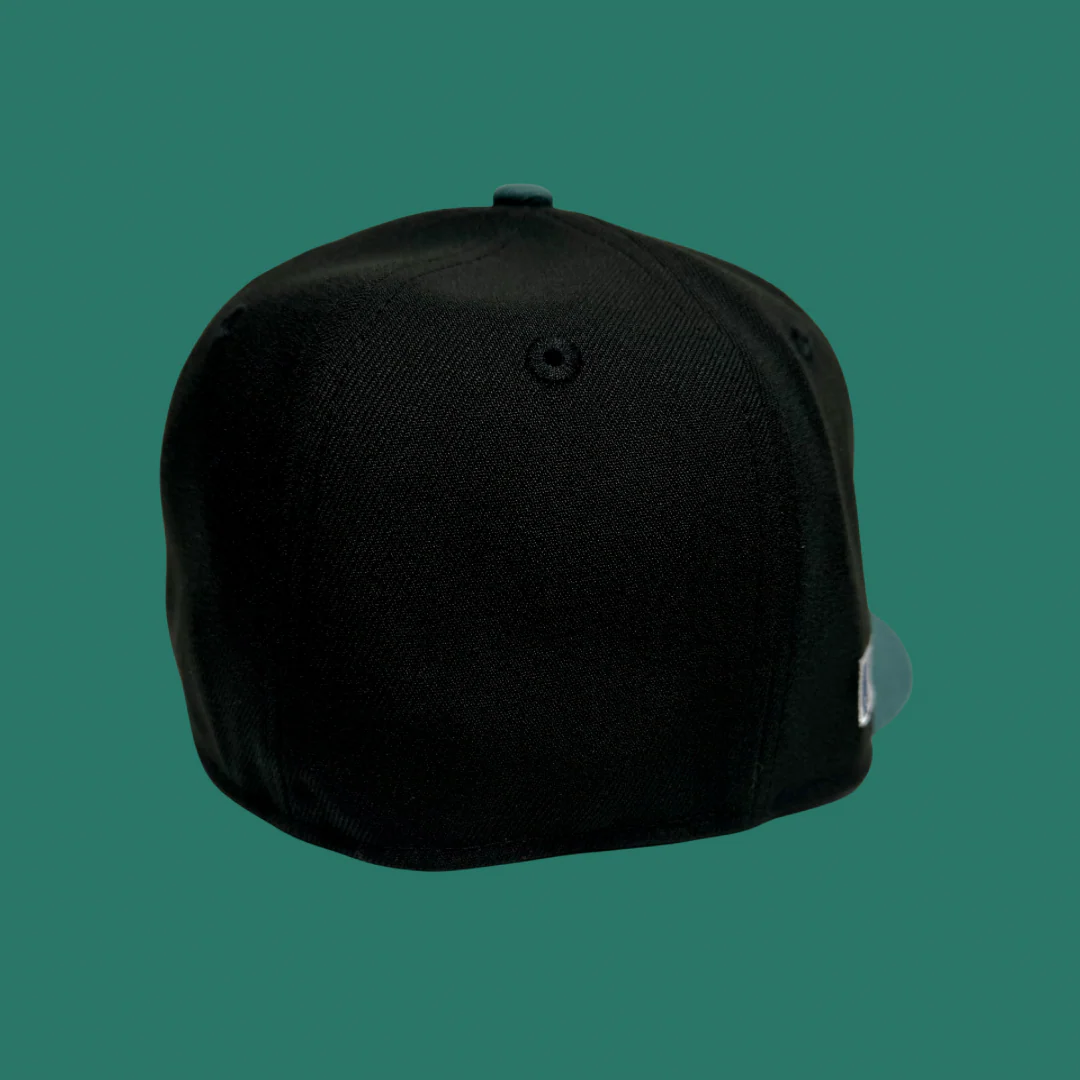 NEW ERA “TURF PINKY" OAKLAND ATHLETICS FITTED HAT (BLACK/GREEN) - Image 4