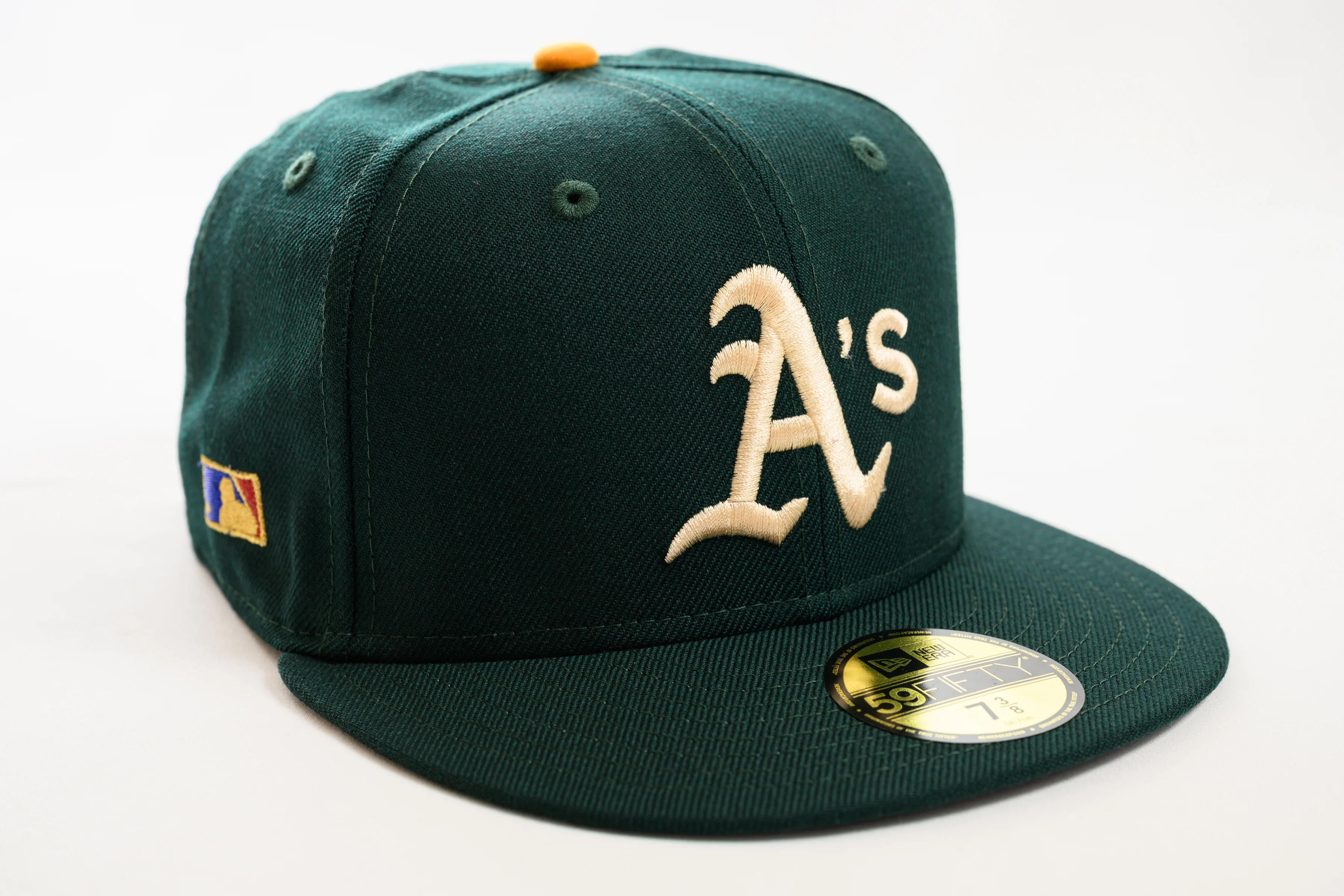 NEW ERA "TURFY LARUSSA" OAKLAND A'S FITTED HAT (DARK GREEN WOOL)