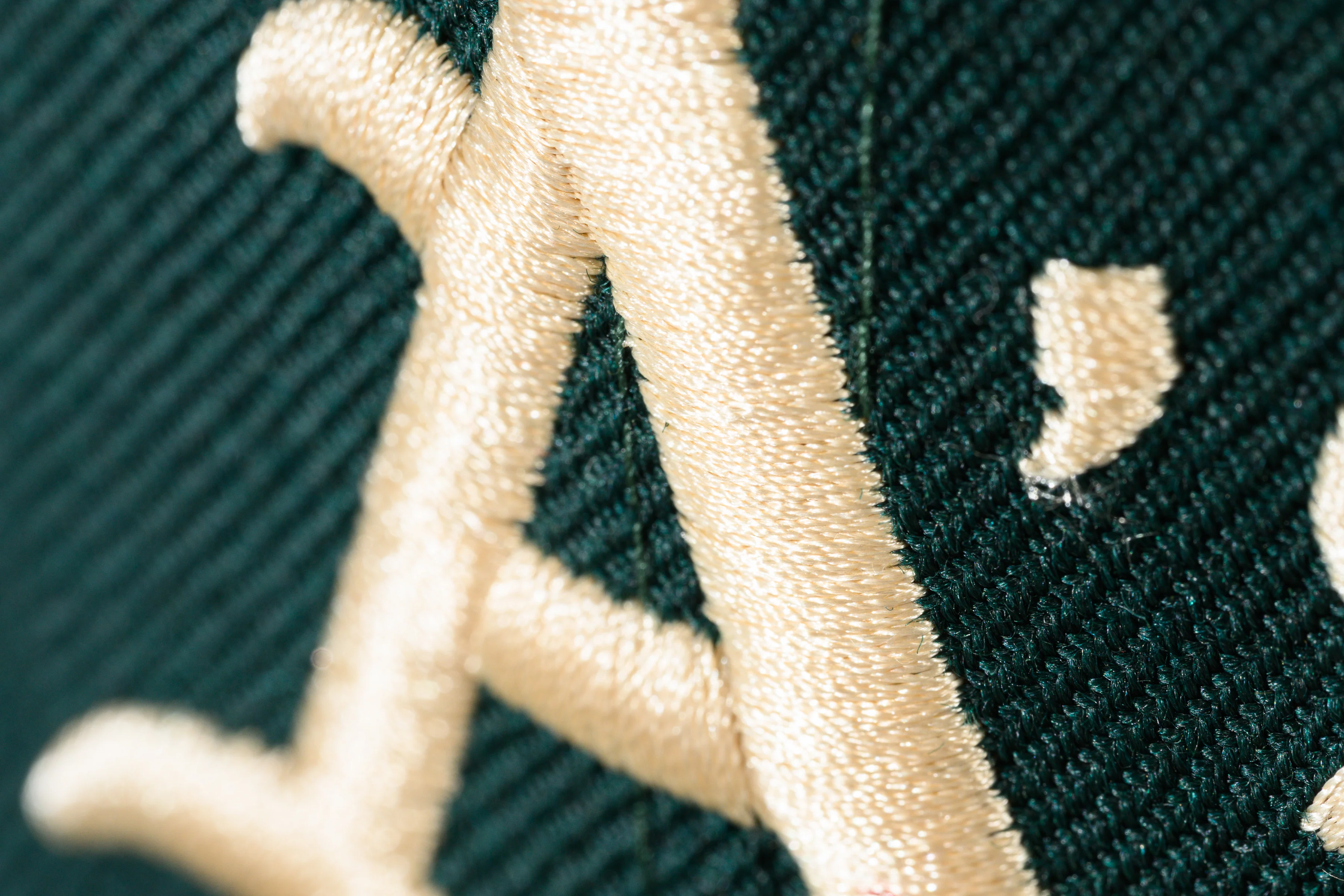 NEW ERA "TURFY LARUSSA" OAKLAND A'S FITTED HAT (DARK GREEN WOOL) - Image 5