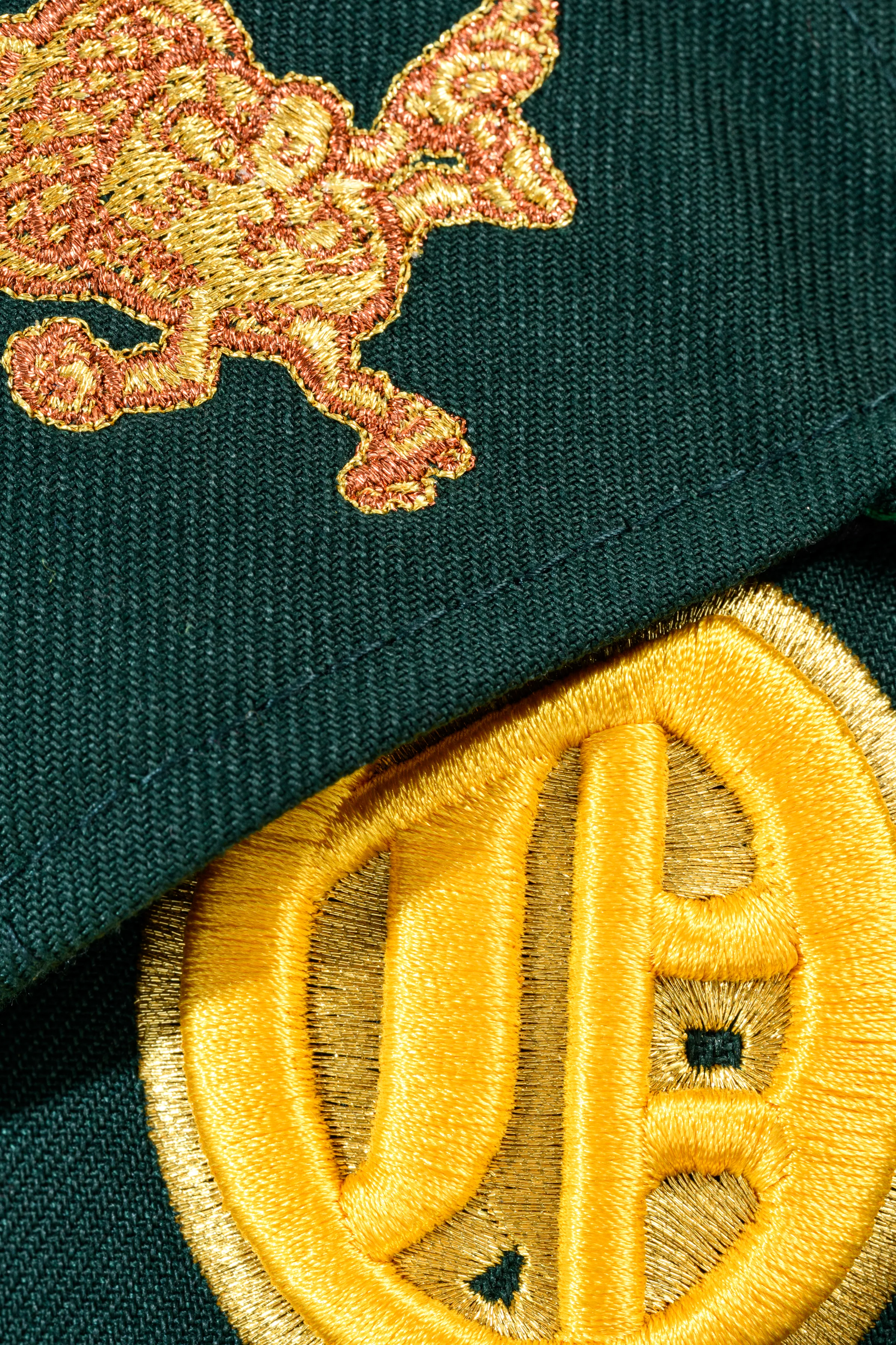 NEW ERA "U OF OAKLAND" OAKLAND OAKS FITTED HAT (DARK GREEN/YELLOW) - Image 11
