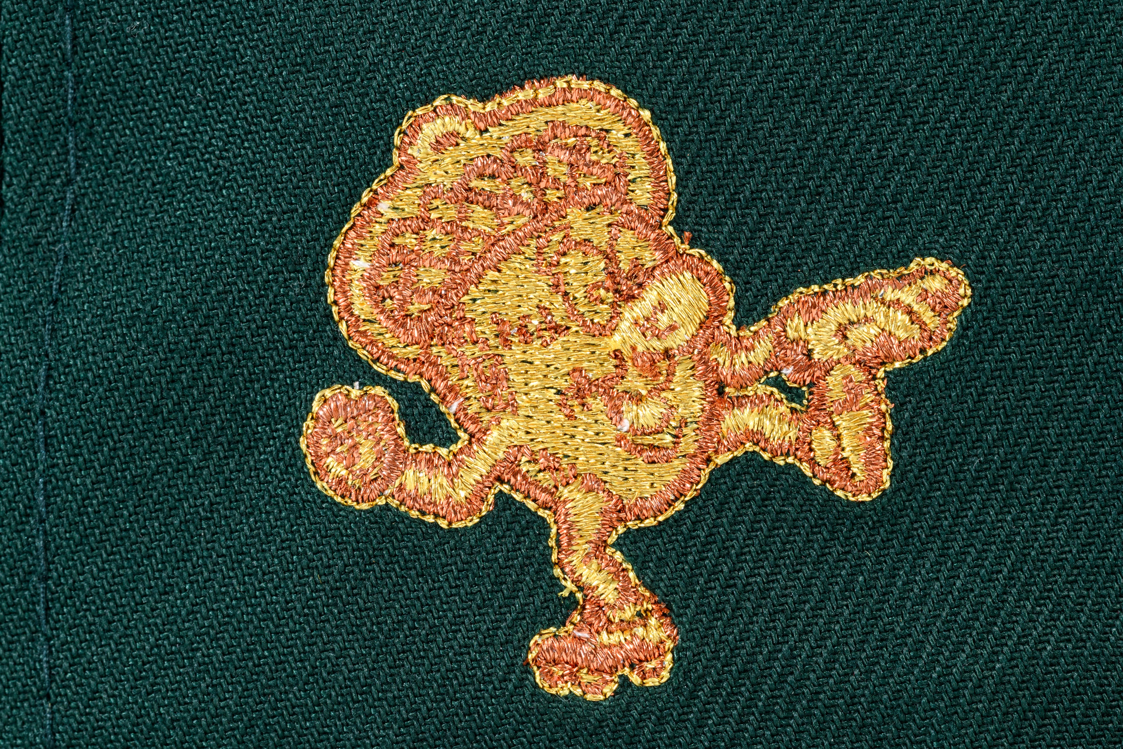 NEW ERA "U OF OAKLAND" OAKLAND OAKS FITTED HAT (DARK GREEN/YELLOW) - Image 4